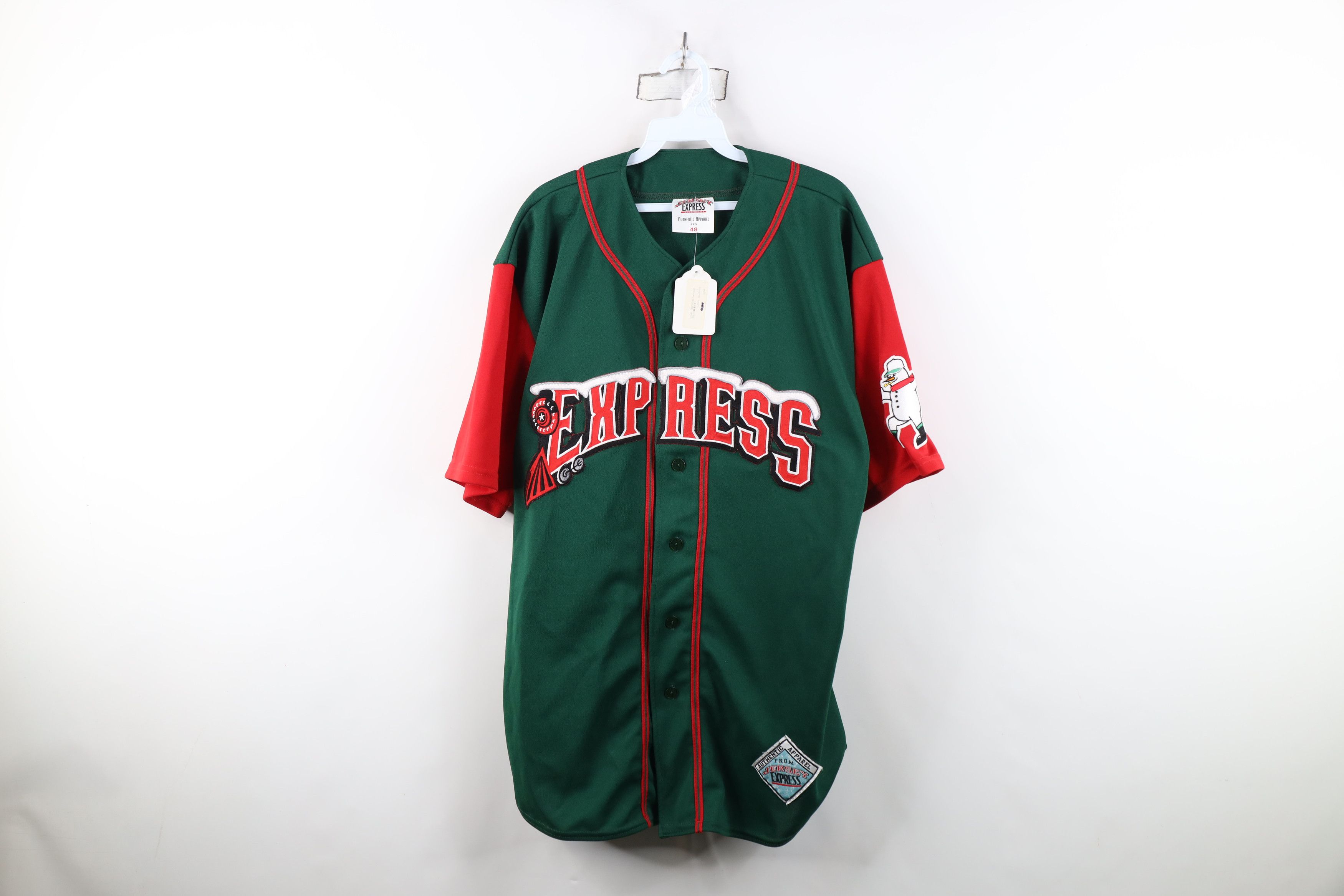 Vintage Minor League Baseball Round Rock Express Game Worn Jersey Size US XXL / EU 58 / 5 - 1 Thumbnail