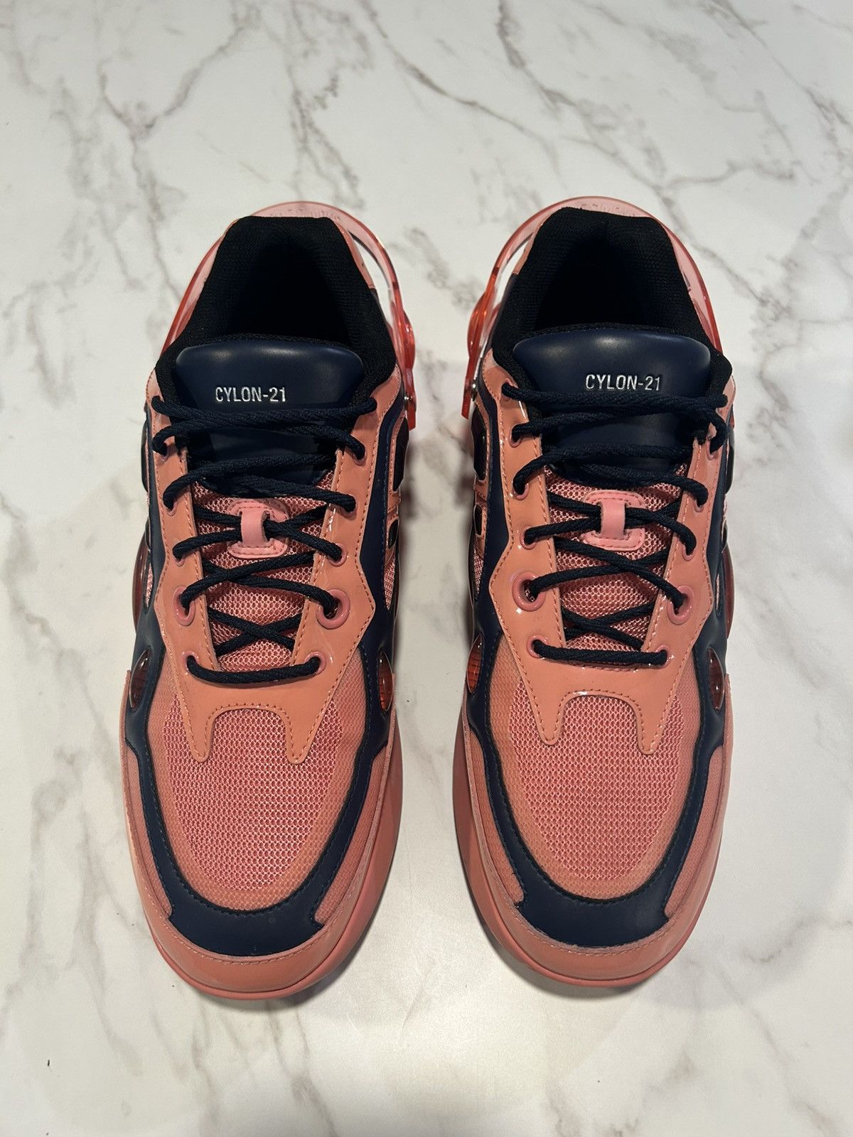 Raf Simons Raf Simons Cylon-21 Runner Blue/Pink Size US 12 / EU 45 - 1 Thumbnail