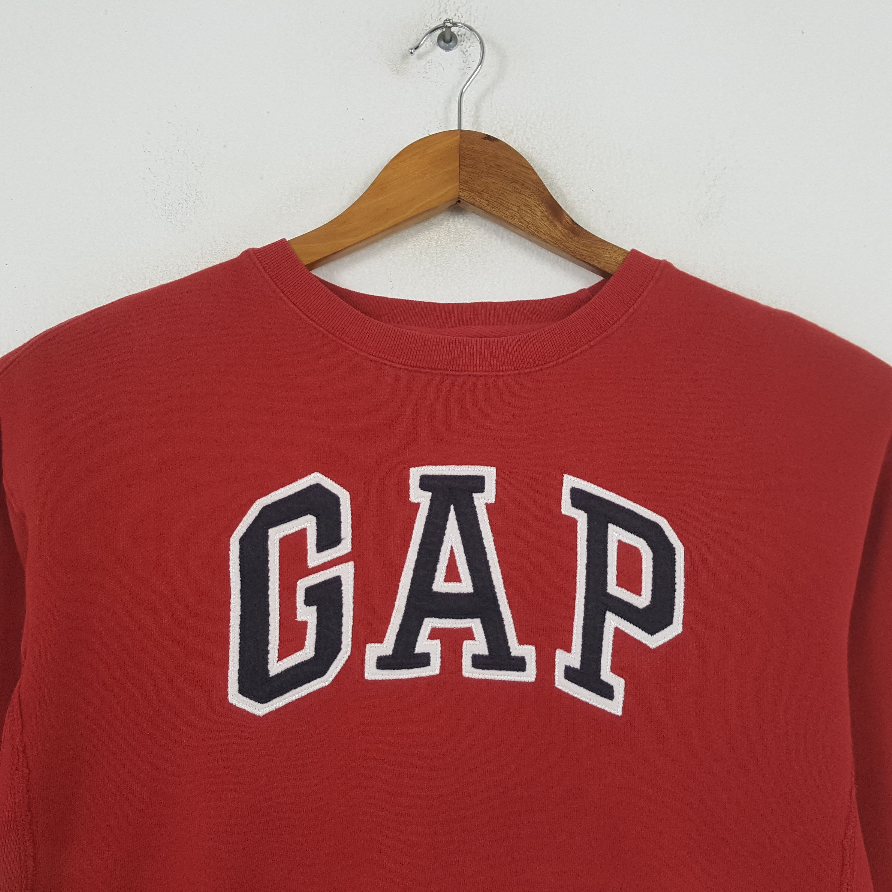 Gap × Vintage Vintage GAP Streetwear Skateboard Style Sweatshirt C288N17 Size US M / EU 48-50 / 2 - 2 Thumbnail