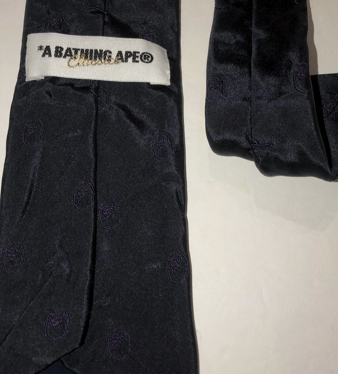 Bape Bape purple logo tie Size ONE SIZE - 2 Thumbnail