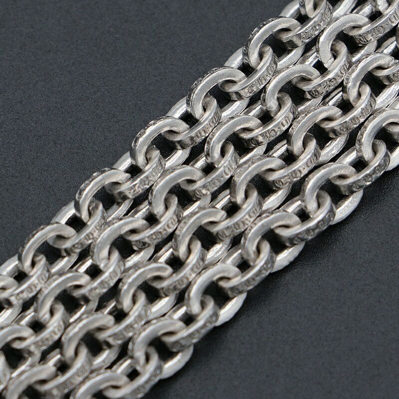 Chrome Hearts Chrome Hearts White Gold Paper Chain Necklace Size ONE SIZE - 2 Thumbnail