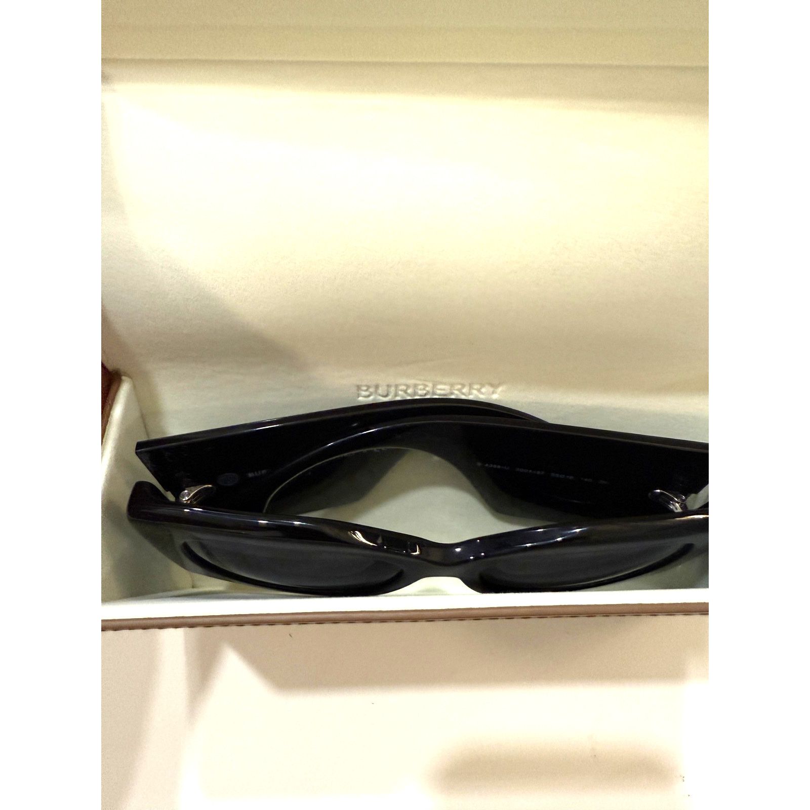 Burberry Burberry Sunglasses Women Blk Crystal Square Oversized NEW Size ONE SIZE - 10 Thumbnail