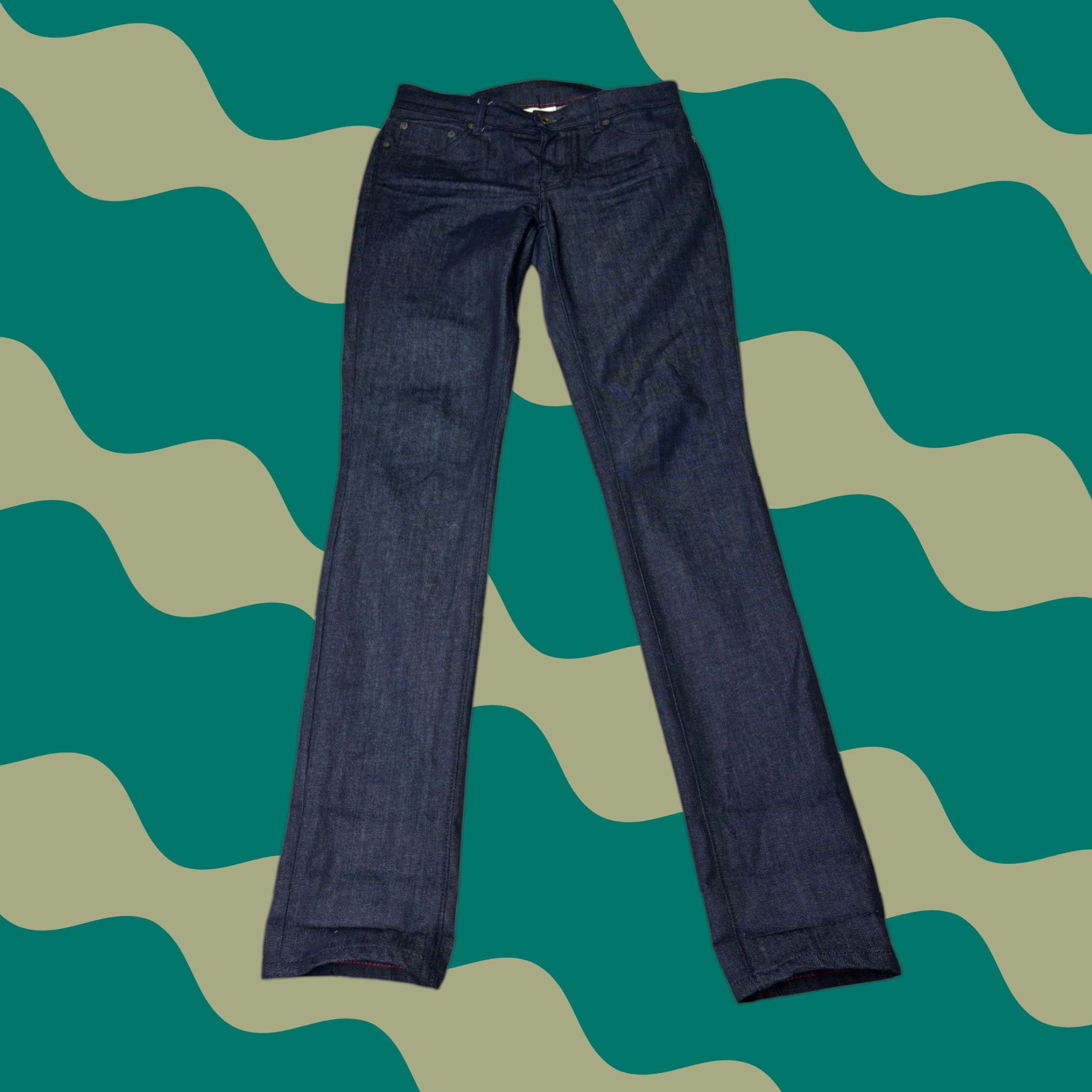 Raleigh Denim Raleigh Denim Surry Jeans Size 27 Dark Wash 5-Pocket Zip Button Made in USA Women Skinny Slim Denim 93% Cotton 6% Polyester 1% Elastane Size 27" / US 4 / IT 40 - 1 Thumbnail