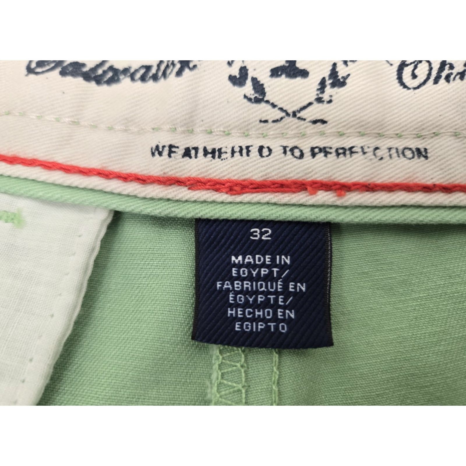 Izod IZOD Saltwater Shorts Mens 32 Green Stretch 9 Inch Chino Mens Regular Green Short Sizing 9 Inseam Vintage: No Size US 32 / EU 48 - 5 Thumbnail