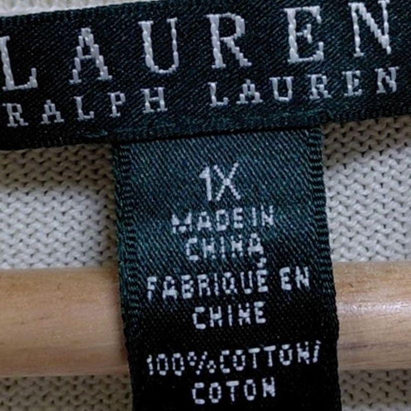 Ralph Lauren Lauren Ralph Lauren 100% Cotton Turtleneck Sweater White Knit Men Size Big 1X Long Sleeve Knit Pullover Mens Size US XL / EU 56 / 4 - 3 Thumbnail