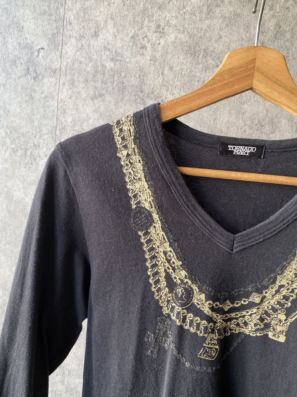 Tornado Mart Tornado Mart Chain Print Logo Long Sleeve Shirt Size US S / EU 44-46 / 1 - 7 Thumbnail
