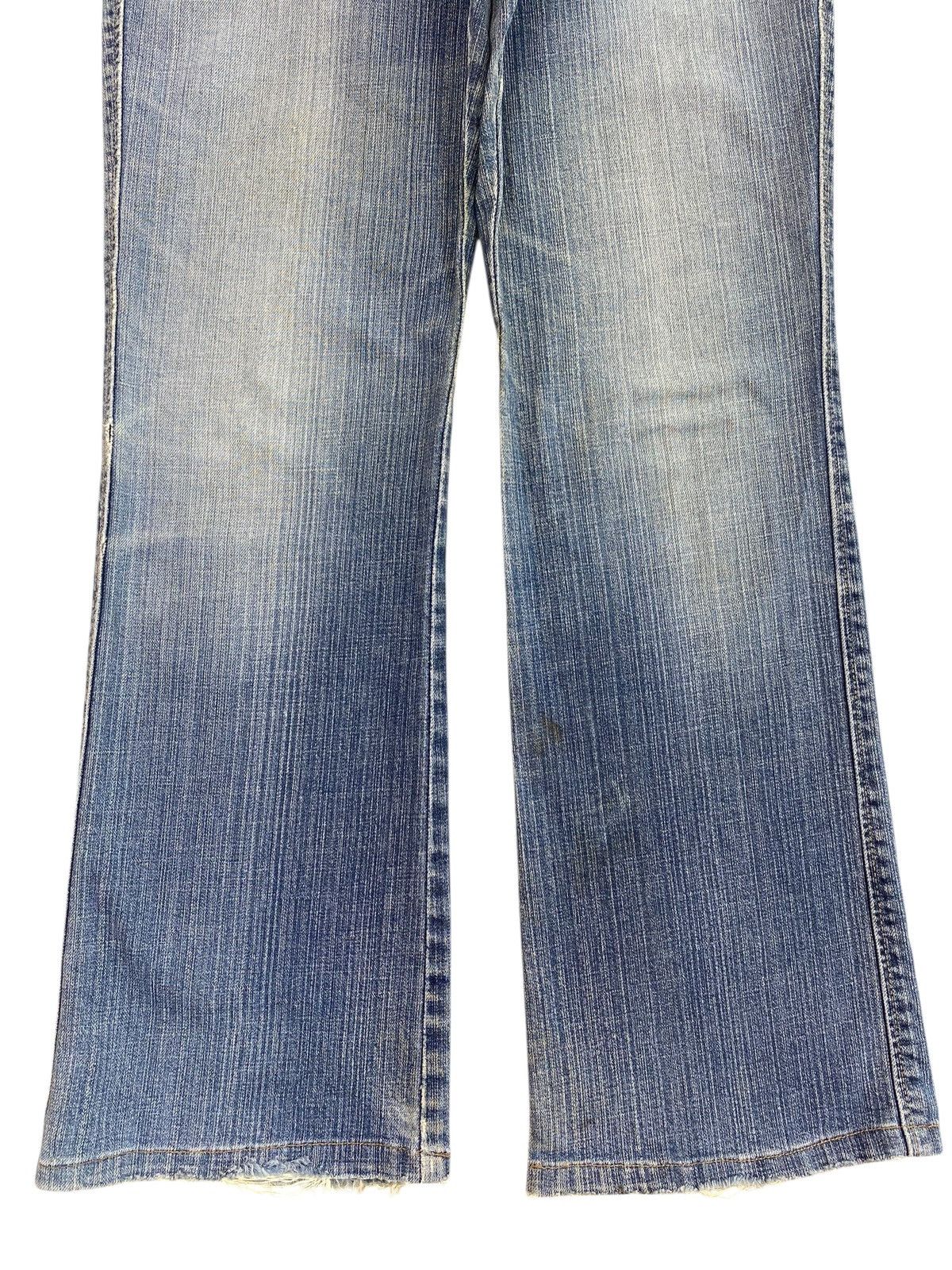 Wrangler Wrangler Bush Pant Faded Wash Style Flare Jeans Size US 29 - 5 Thumbnail