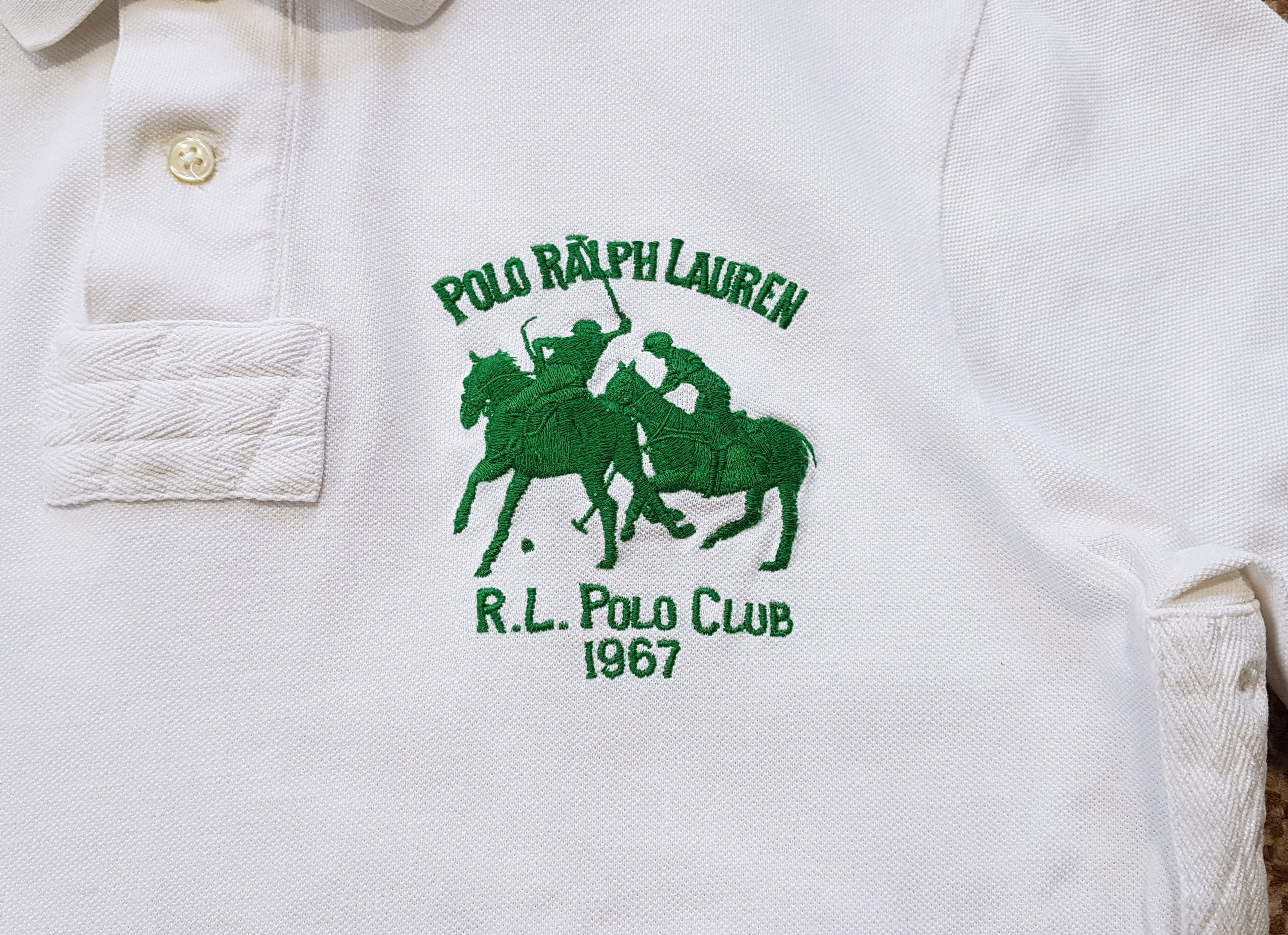 Polo Ralph Lauren Ralph Lauren Polo Club 1967 Vintage #2 Big Logo Shirt sz M Size US M / EU 48-50 / 2 - 4 Thumbnail