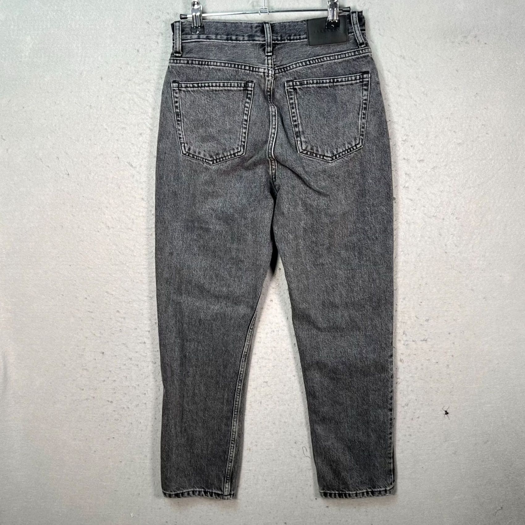 Everlane Everlane The 90s Cheeky Jean Organic Cotton Gray Womens Size 25 Regular Jeans 90s Womens Tapered Gray Organic Cotton Denim St Modern Size 42" / US 20 - 2 Thumbnail