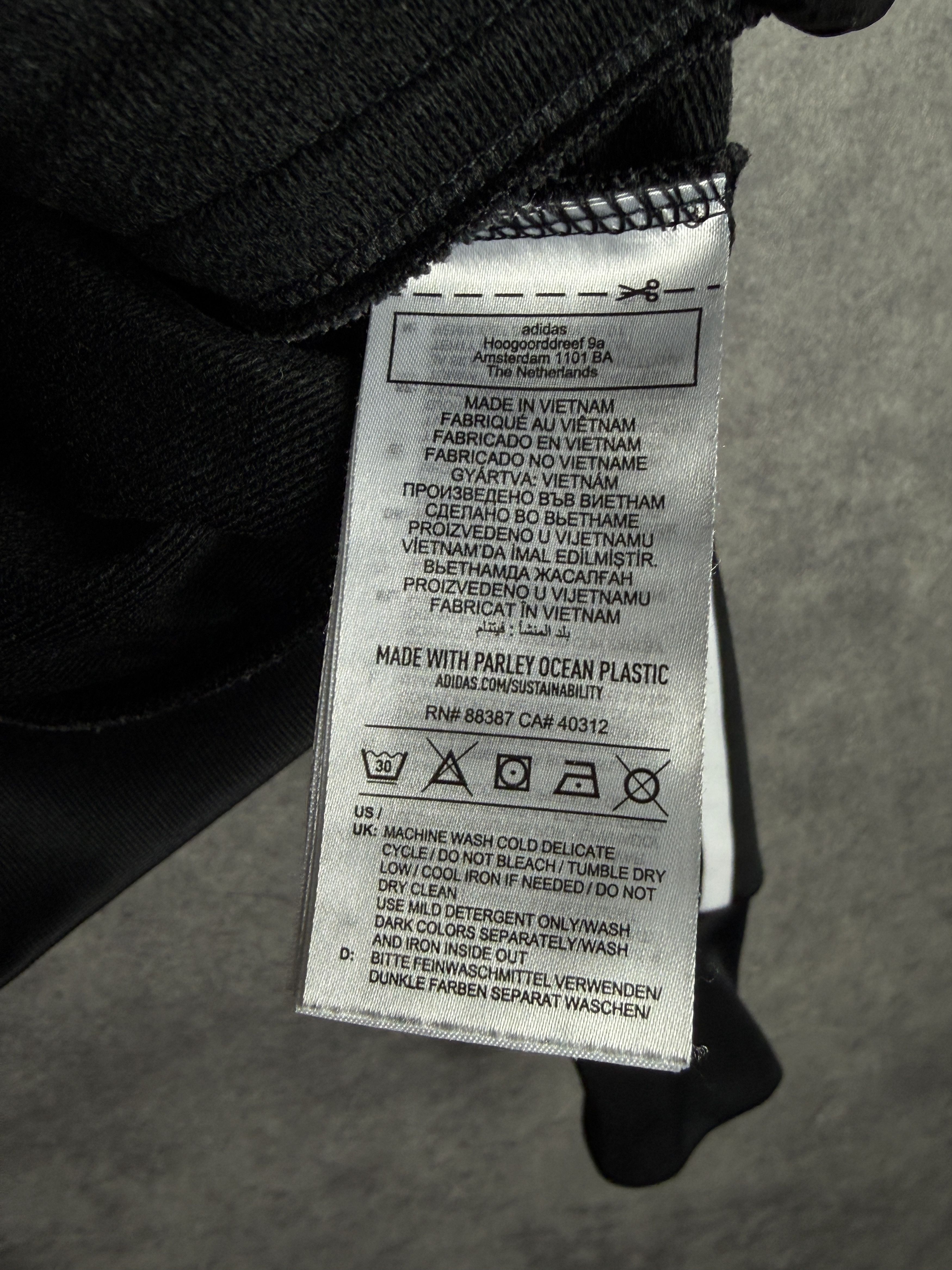 Adidas Adidas zip-up hoodie with stripes classic black mini logo Size S / US 4 / IT 40 - 6 Thumbnail