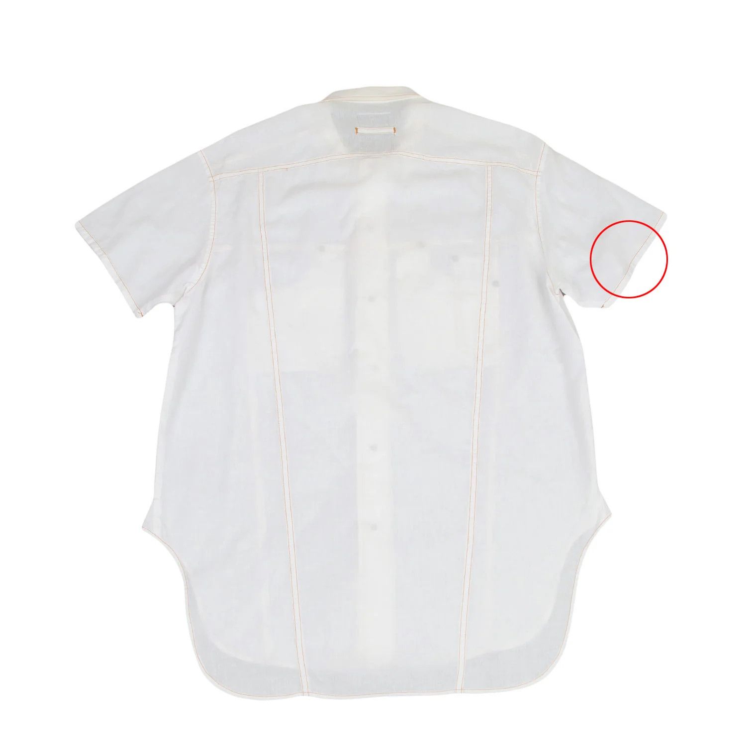 Jean Paul Gaultier Pocket Design Short Sleeve Shirt in White Size 40 Size US XXL / EU 58 / 5 - 12 Thumbnail