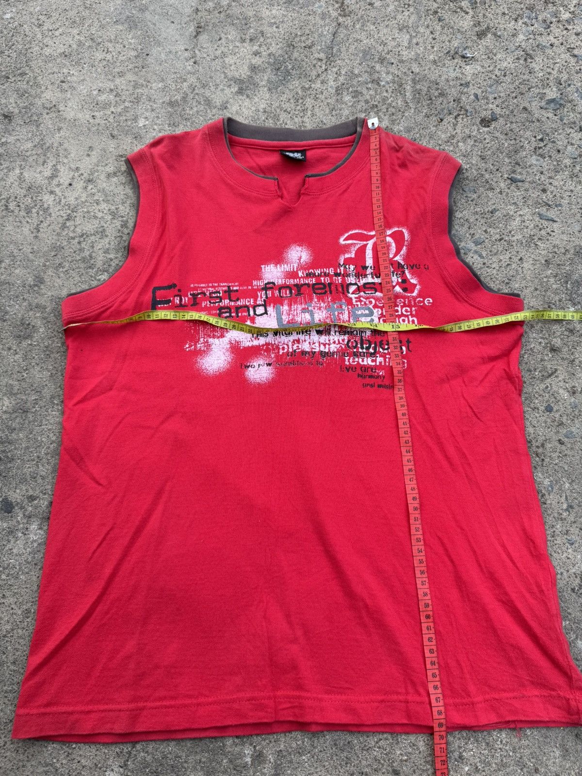 In The Attic 2000s Tanktop Poem Bossy Hill Japanese Size US L / EU 52-54 / 3 - 6 Thumbnail