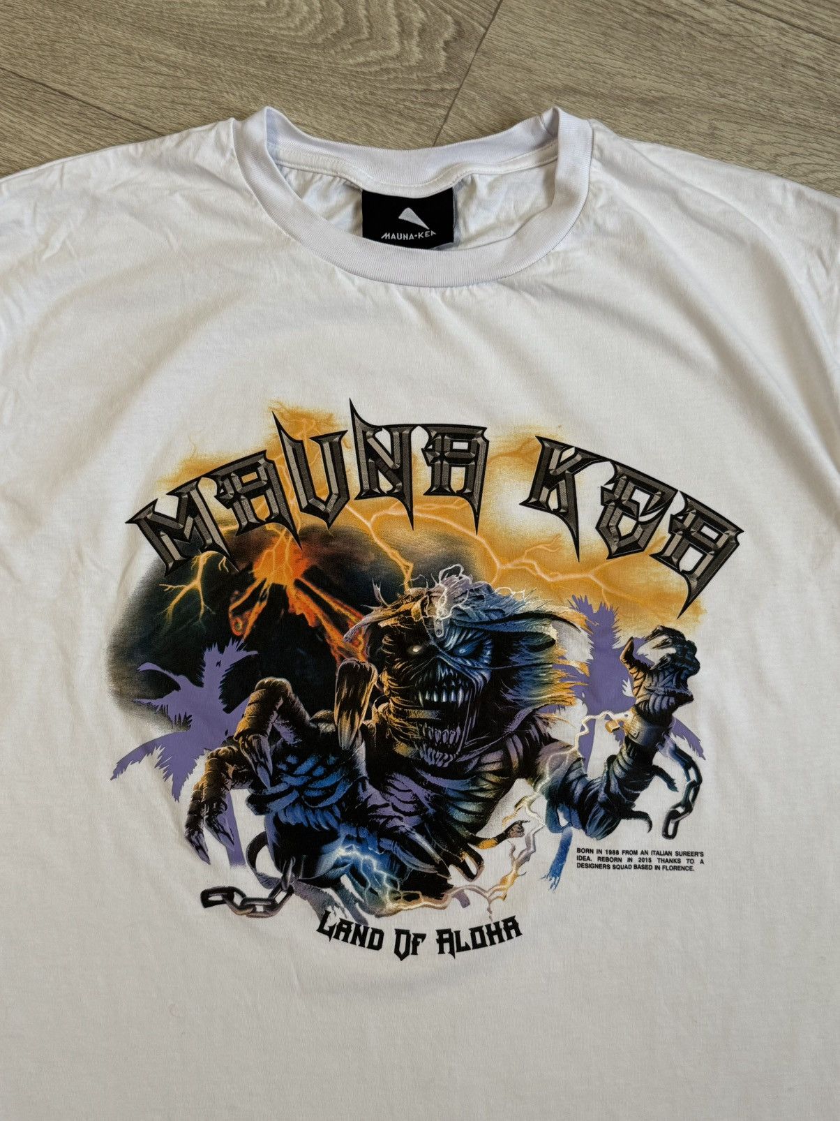 Band Tees 🔷Mauna Kea “Land of Aloha” (Italy) - Rock Graphic T-shirt🔷 Size US L / EU 52-54 / 3 - 2 Thumbnail