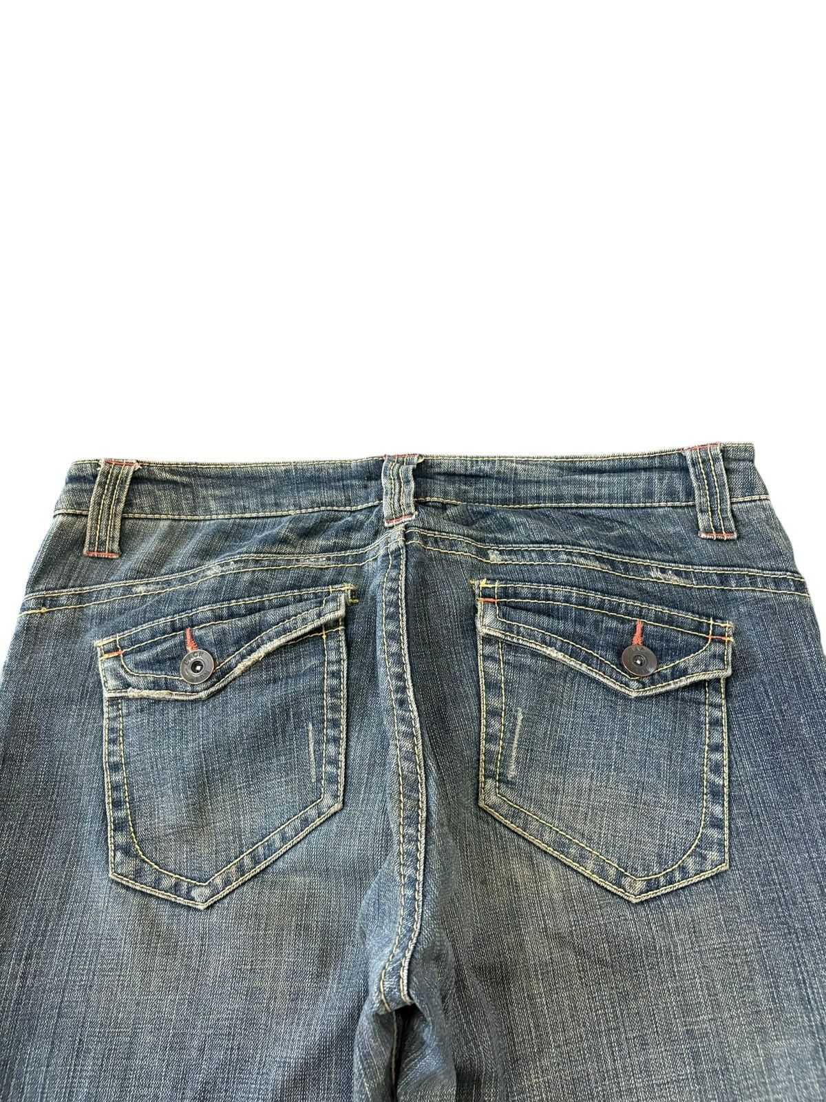 Japanese Brand Vintage Japanese Brand Mud Wash Distressed Tapered Jeans Size US 34 / EU 50 - 4 Thumbnail