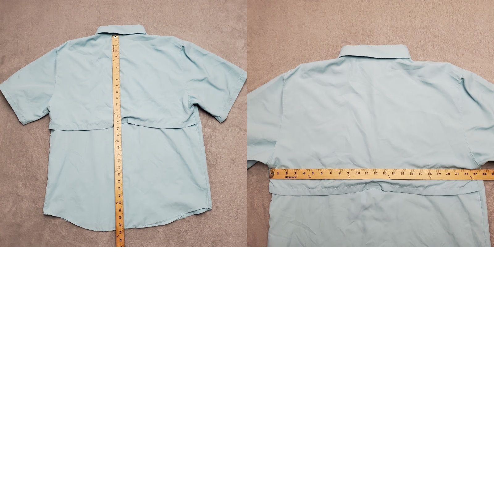 Vintage Killik Shirt Mens XL Blue Vented Short Sleeve Outdoor Hiking Gorp Camping Button-Up Size US XL / EU 56 / 4 - 8 Thumbnail