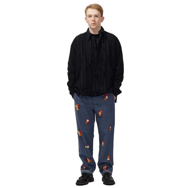 Bode [Final] Dianthus Applique Wool Trousers (80% off retail) Size US 30 / EU 46 - 7 Thumbnail
