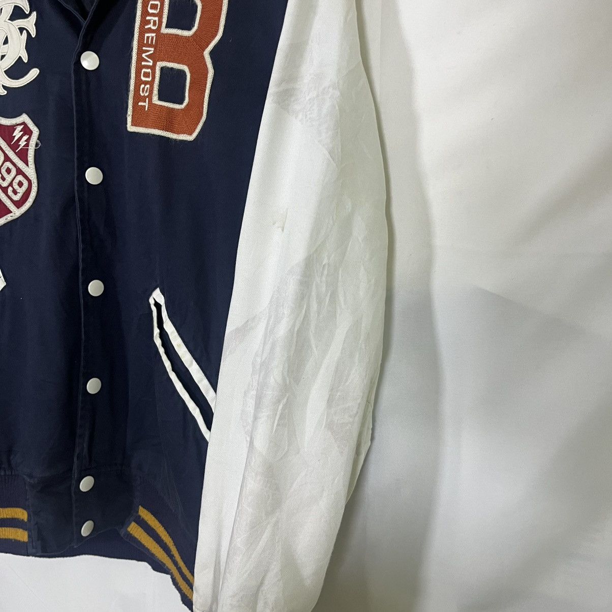Vintage VTG BLUE CROSS CLASSIC VARSITY LETTERMAN Size US L / EU 52-54 / 3 - 4 Thumbnail