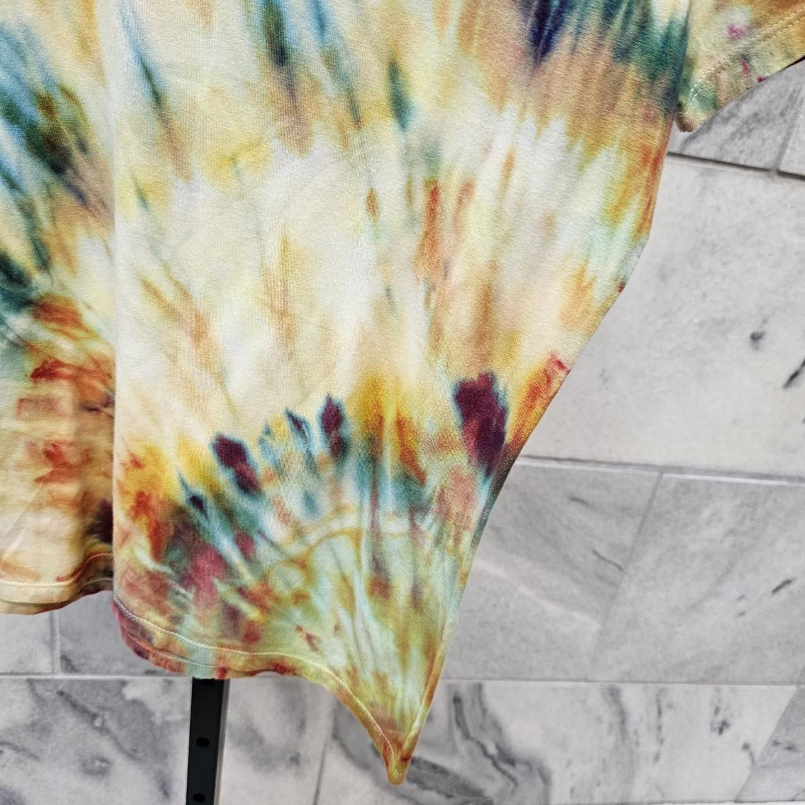 Hanes Hanes Tie-Dye Multicolored T-shirt Size XS / US 0-2 / IT 36-38 - 3 Thumbnail