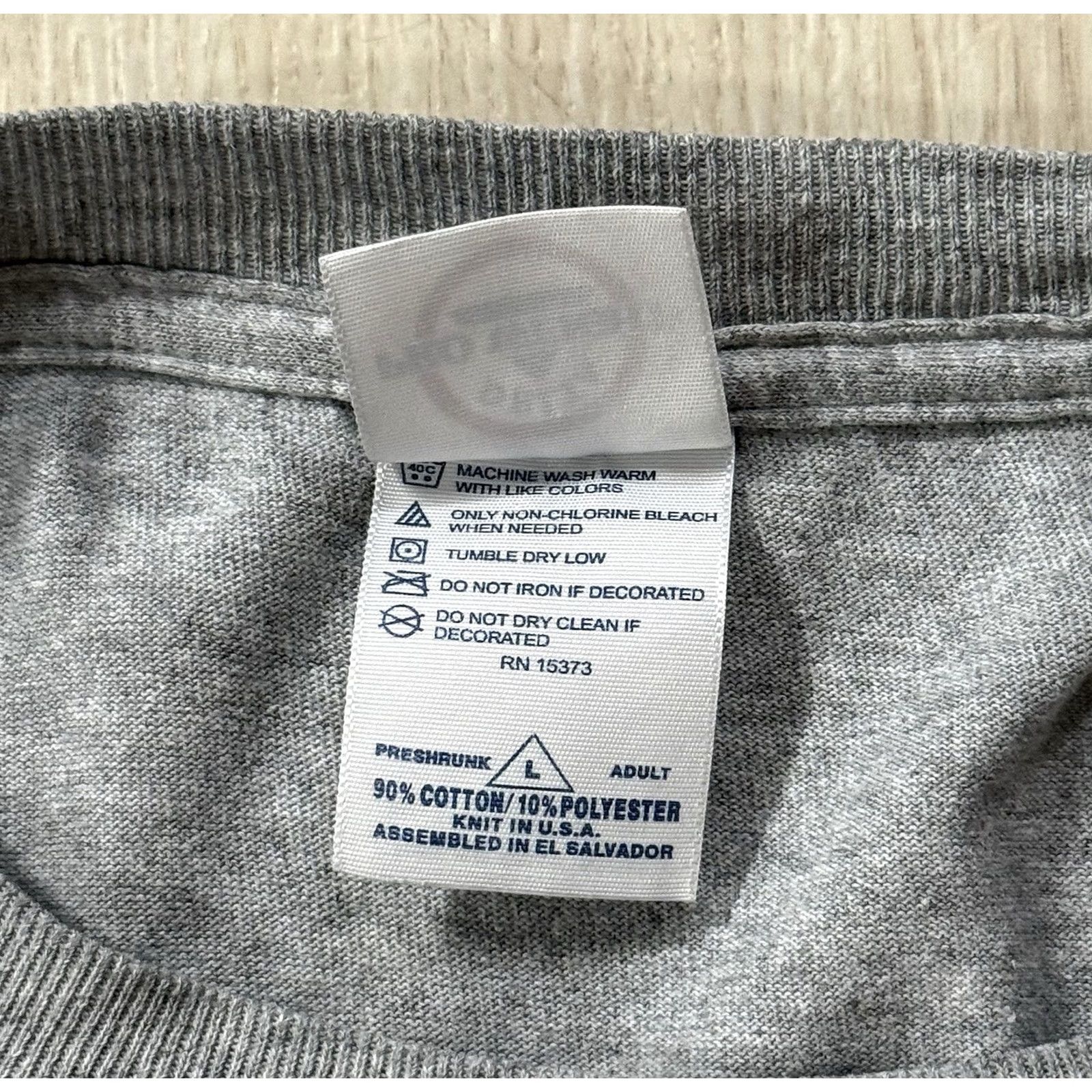 Delta VINTAGE Cannabis Plant Manager Shirt Mens L Gray Delta Pro Weight Short Sleeve Crew Neck 90s Funny Logo Graphic Print Cheech Chong Size US L / EU 52-54 / 3 - 8 Thumbnail