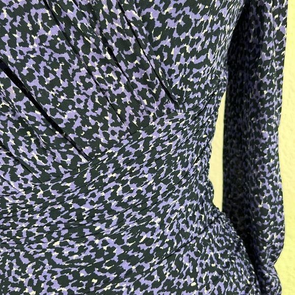Isabel Marant Isabel Marant Jalford Animal Print Ruched High Neck Jersey T Size M / US 6-8 / IT 42-44 - 5 Thumbnail