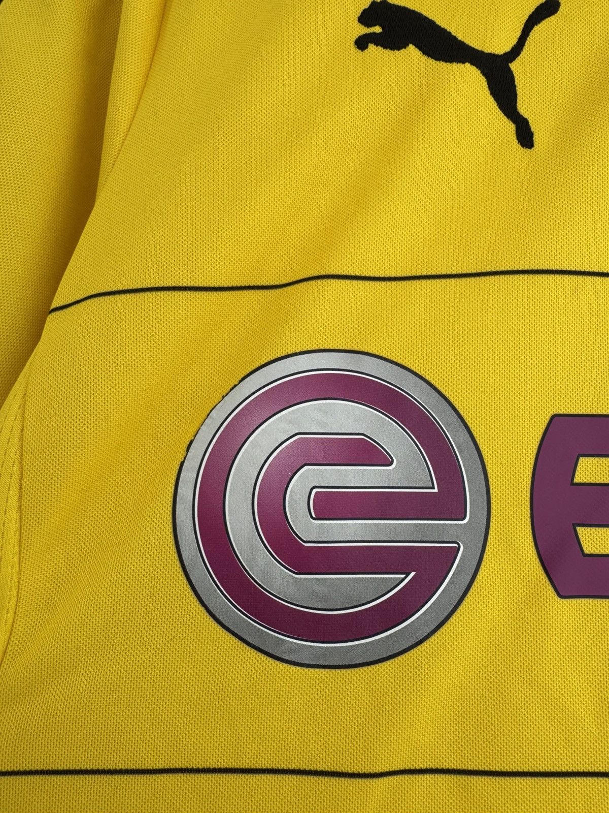 Puma Borussia Dortmund 2015-2016 Home Soccer Jersey Football Kit Size US M / EU 48-50 / 2 - 10 Thumbnail