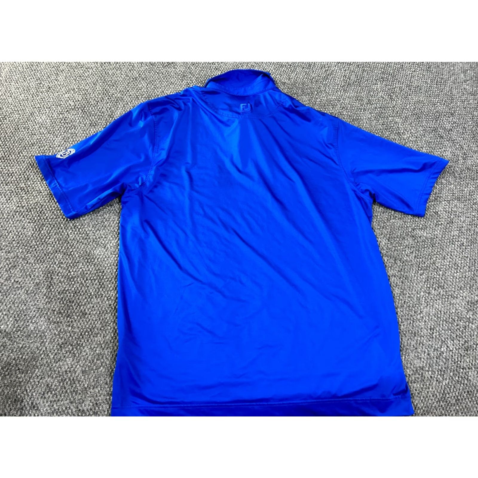 Footjoy FootJoy Polo Shirt Mens XL Blue Striped Embroidered Logo Golf Short Sleeve Collared Jeans? Size US XL / EU 56 / 4 - 7 Thumbnail