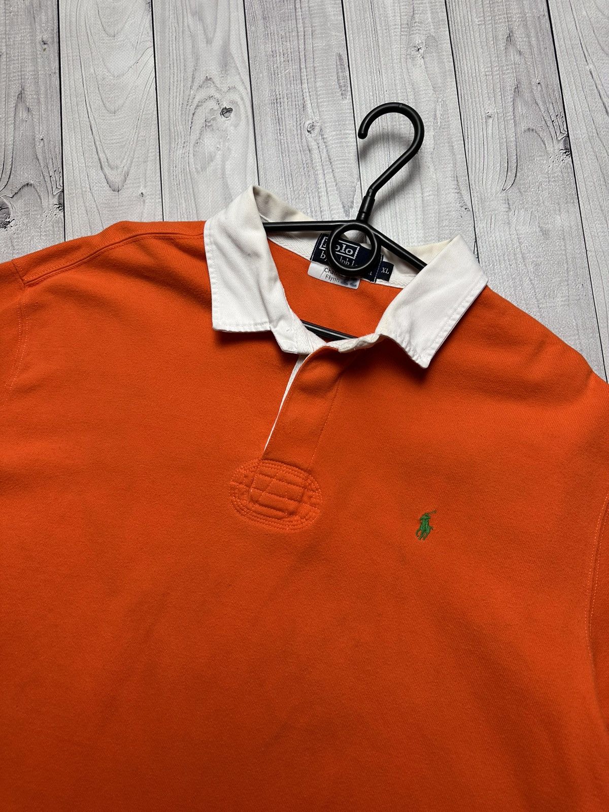 Polo Ralph Lauren × Vintage Vintage polo Ralph Lauren size L orange logo Size US XL / EU 56 / 4 - 2 Thumbnail