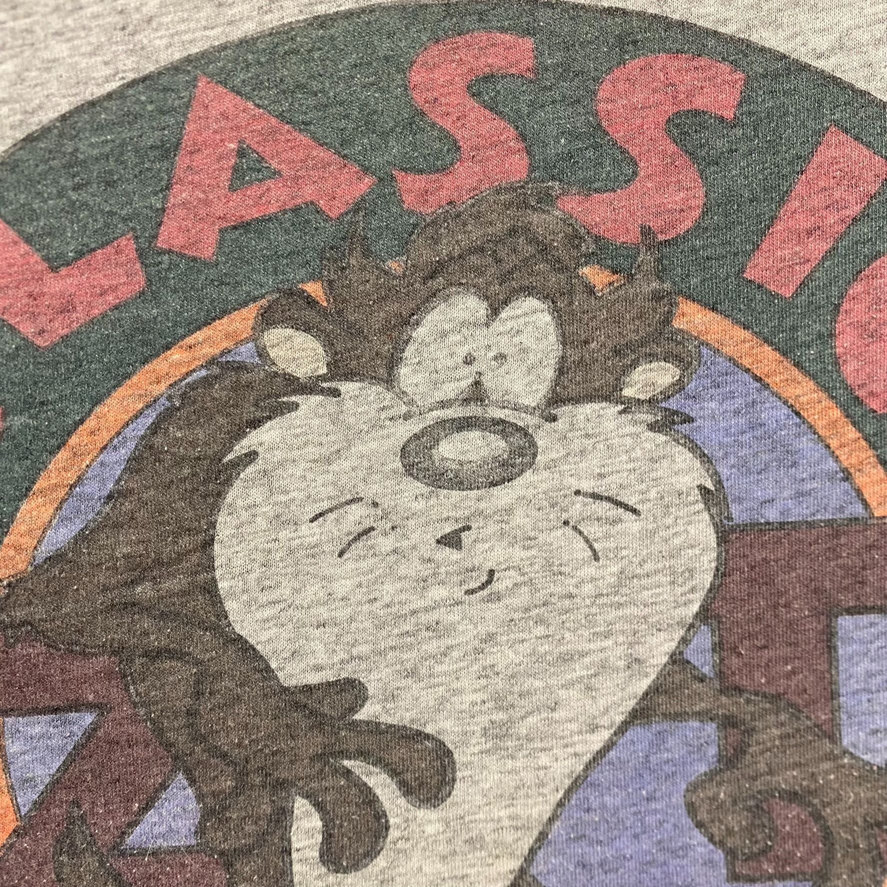 Vintage Vintage 90s Looney Tunes Taz Adventures Baggy Cartoon Tee Size US XL / EU 56 / 4 - 4 Thumbnail