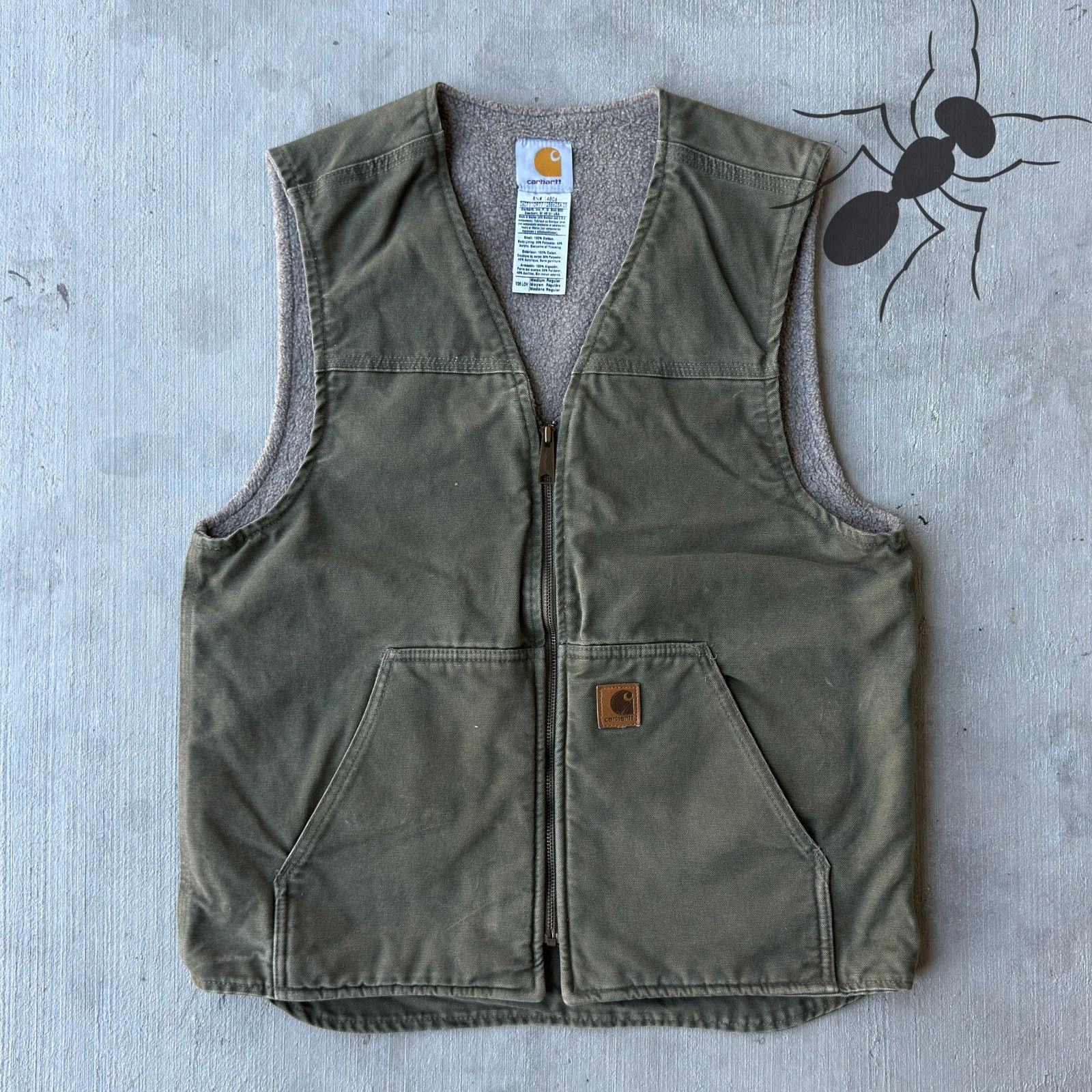 Carhartt × Vintage Carhartt V26 LOV green work wear vest Size US M / EU 48-50 / 2 - 1 Thumbnail