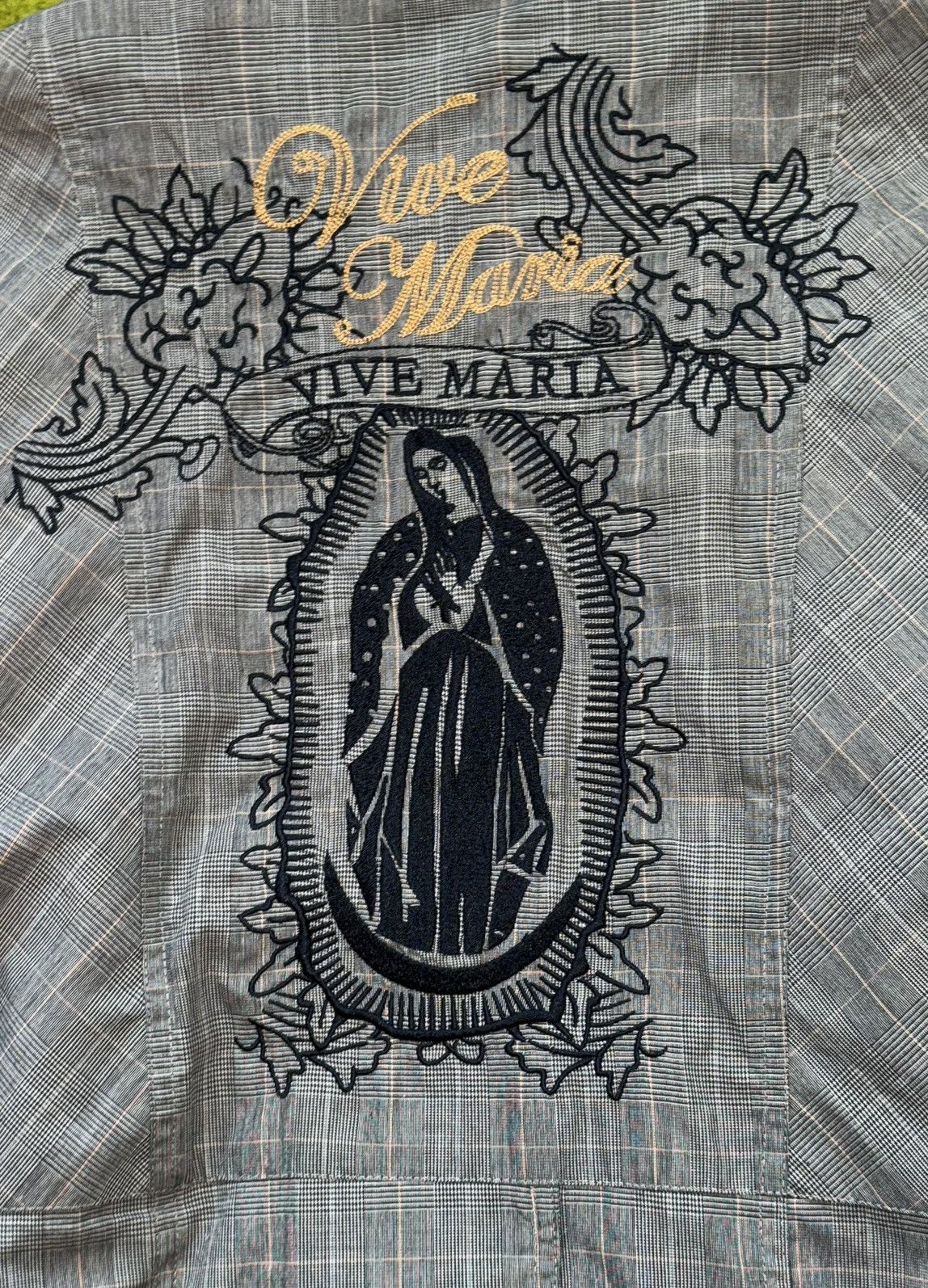 Designer × Vintage + Vive Maria + 2000s vtg embroidered logo blazer jacket Y2K Size M / US 6-8 / IT 42-44 - 3 Thumbnail