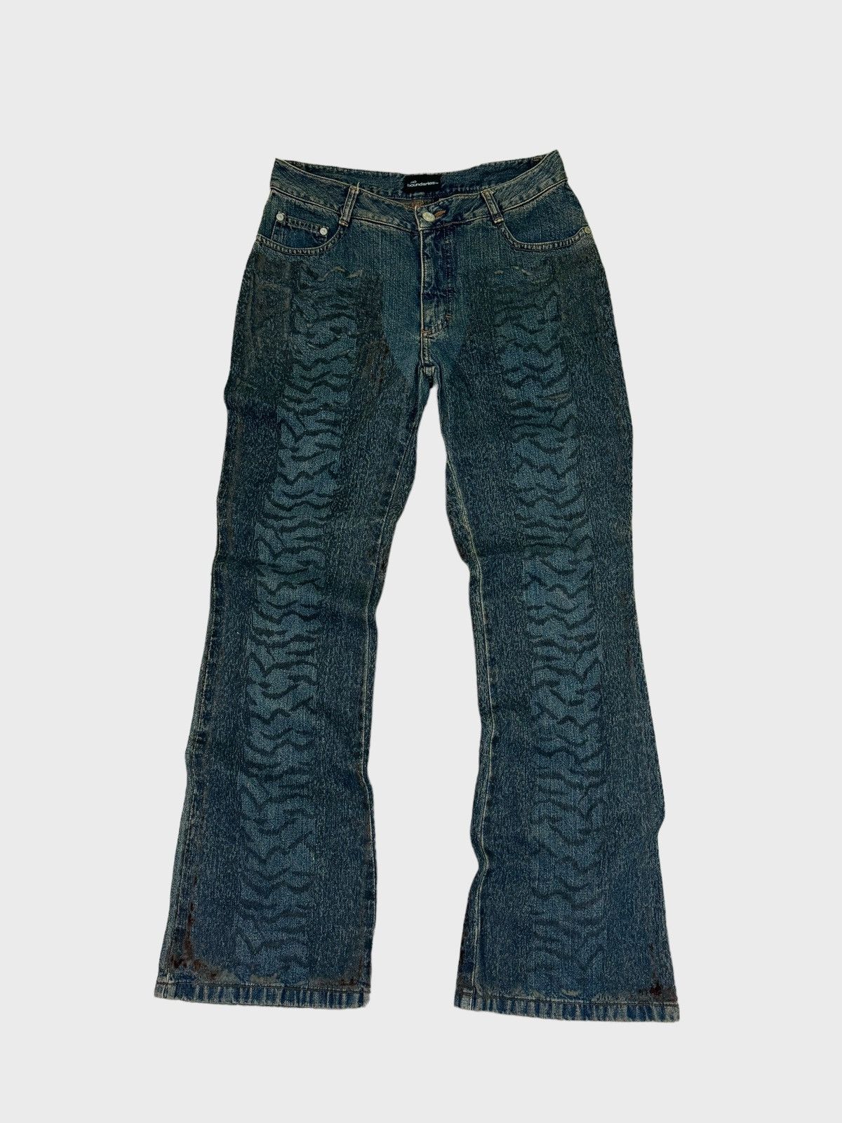 Hysteric Glamour FLARE NO BOUNDARIES RARE DESIGN BOOTCUT DENIM Size US 28 / EU 44 - 1 Thumbnail