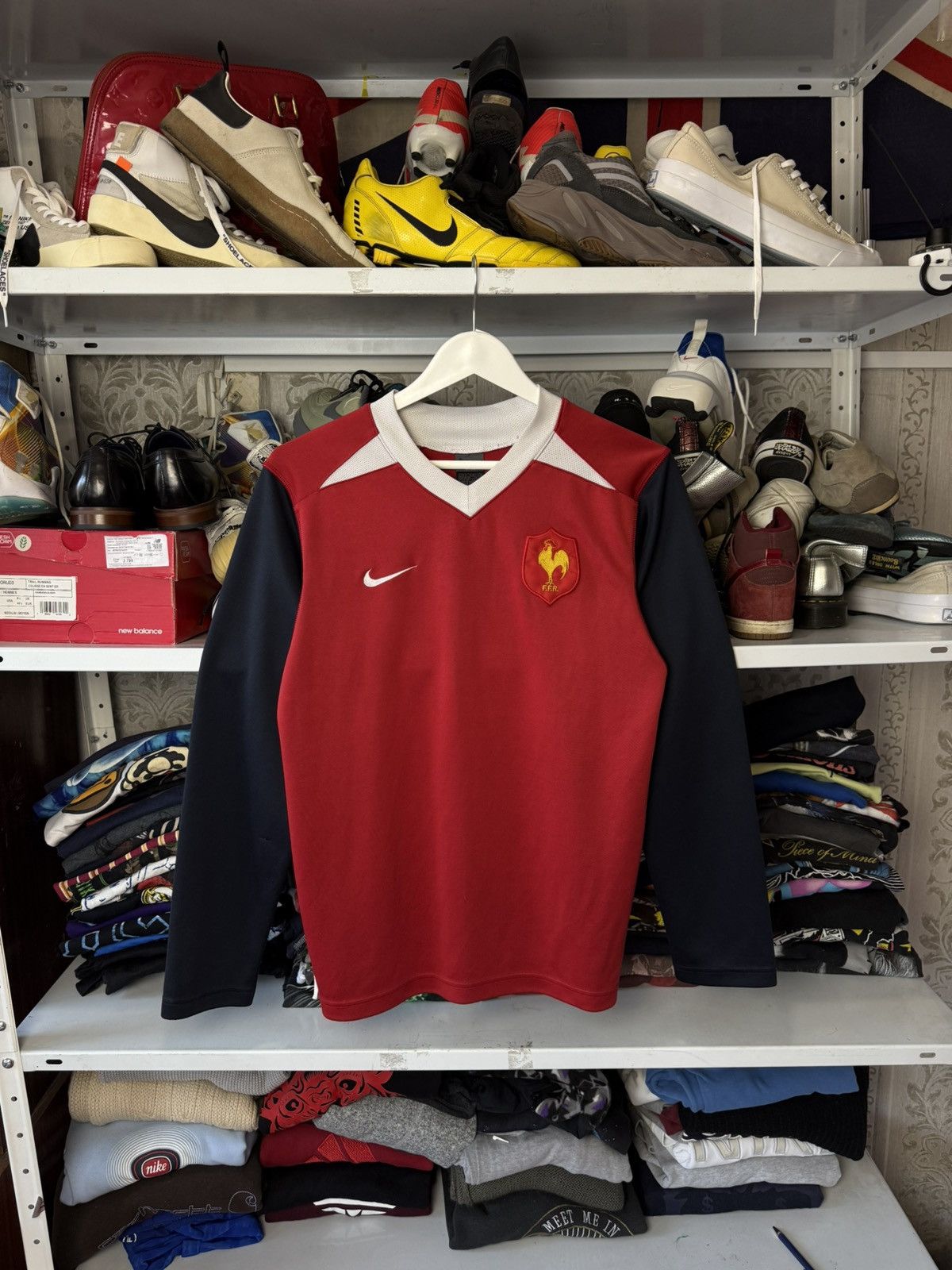 Nike Vintage Nike Y2K 2004 France National Team Longsleeve Jersey Size US S / EU 44-46 / 1 - 1 Thumbnail