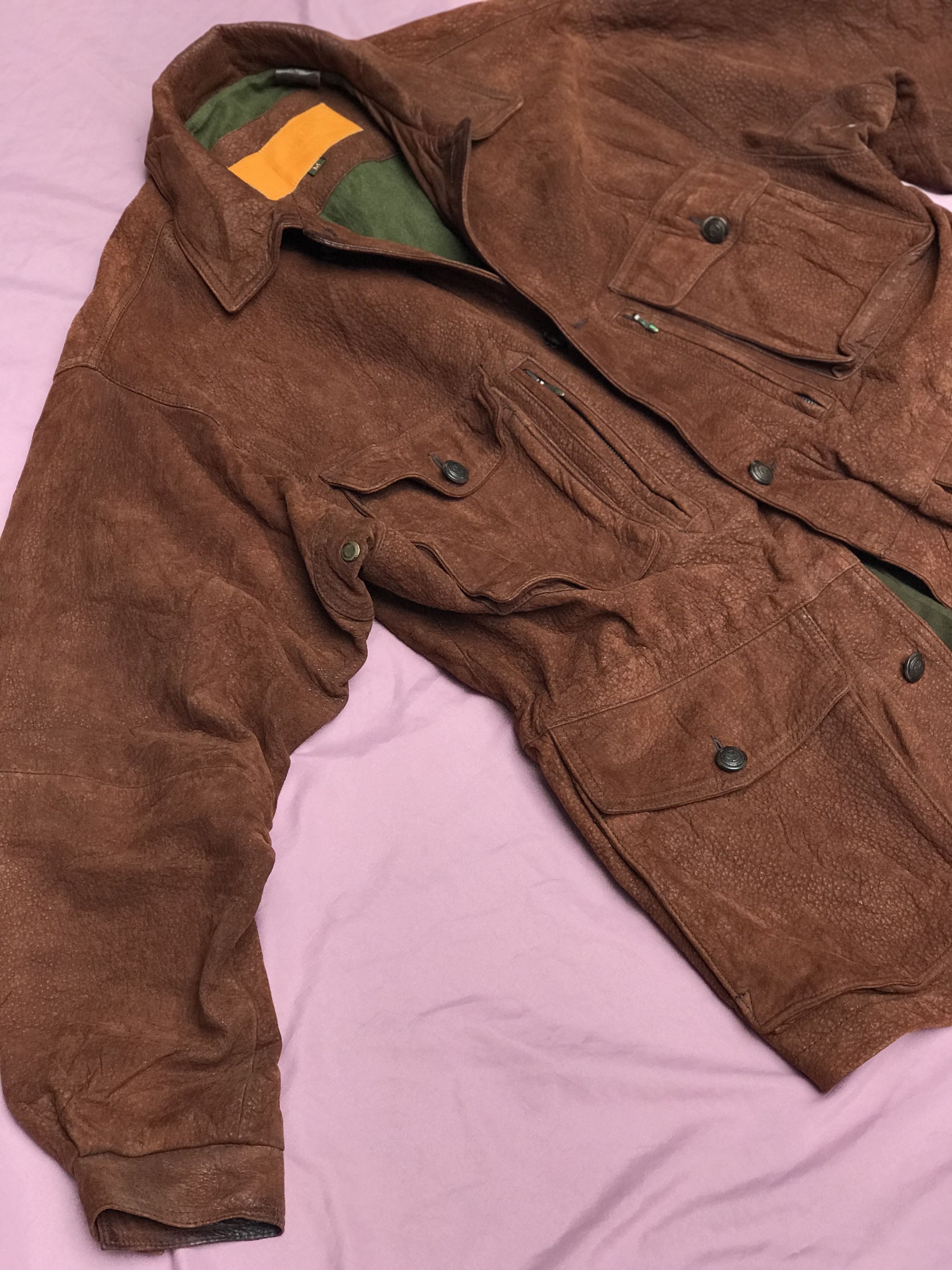 Timberland TIMBERLAND SHEEP LEATHER WOOL LINED SAFARI JACKET Size US M / EU 48-50 / 2 - 5 Thumbnail