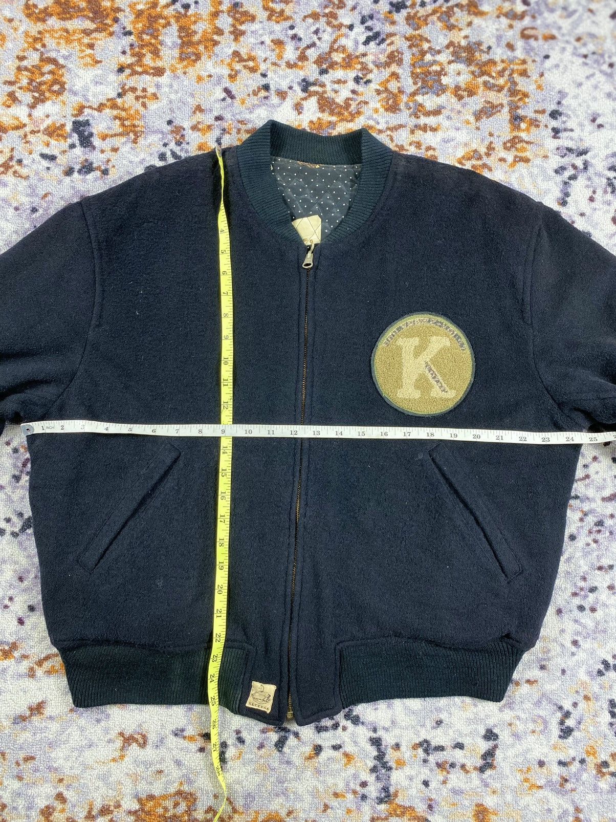 Beauty Beast × Japanese Brand × Vintage Vtg Ketty.sa Bomber Jacket Woll Revesible Balck Size US L / EU 52-54 / 3 - 12 Thumbnail