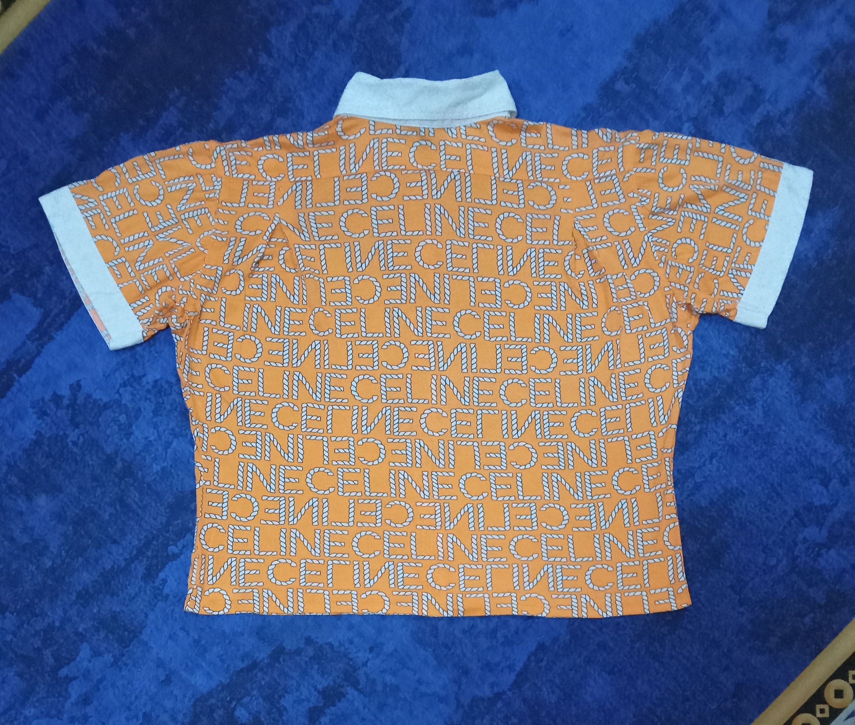 Celine Celine Vintage Rope Spell Out Design Rare Top Size S / US 4 / IT 40 - 2 Thumbnail