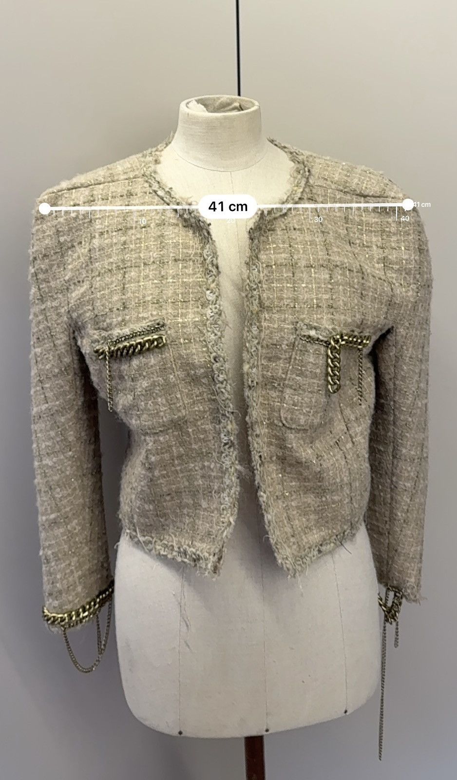 R13 R13 Square Shoulder Tweed Jacket - RP.2350€ Size M / US 6-8 / IT 42-44 - 21 Thumbnail