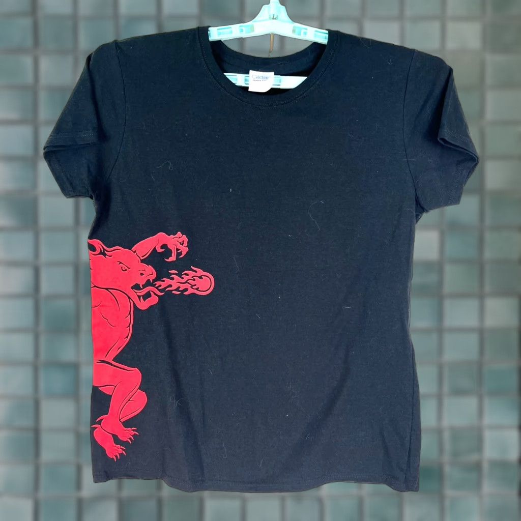 Vintage Fireball Cinnamon Whiskey T Shirt Adult L Black Promo Graphic Tee Men Shirt Size US L / EU 52-54 / 3 - 1 Thumbnail