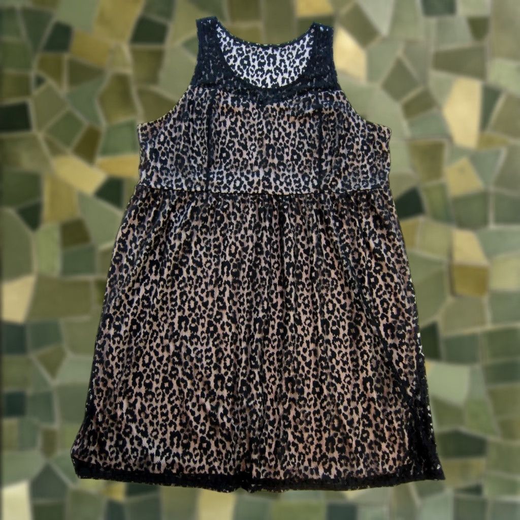 Vintage NWT Lane Bryant Black Lace Sleeveless Fit & Flare Tank Dress Woman Plus 26 Size 4XL / US 24-26 - 1 Thumbnail