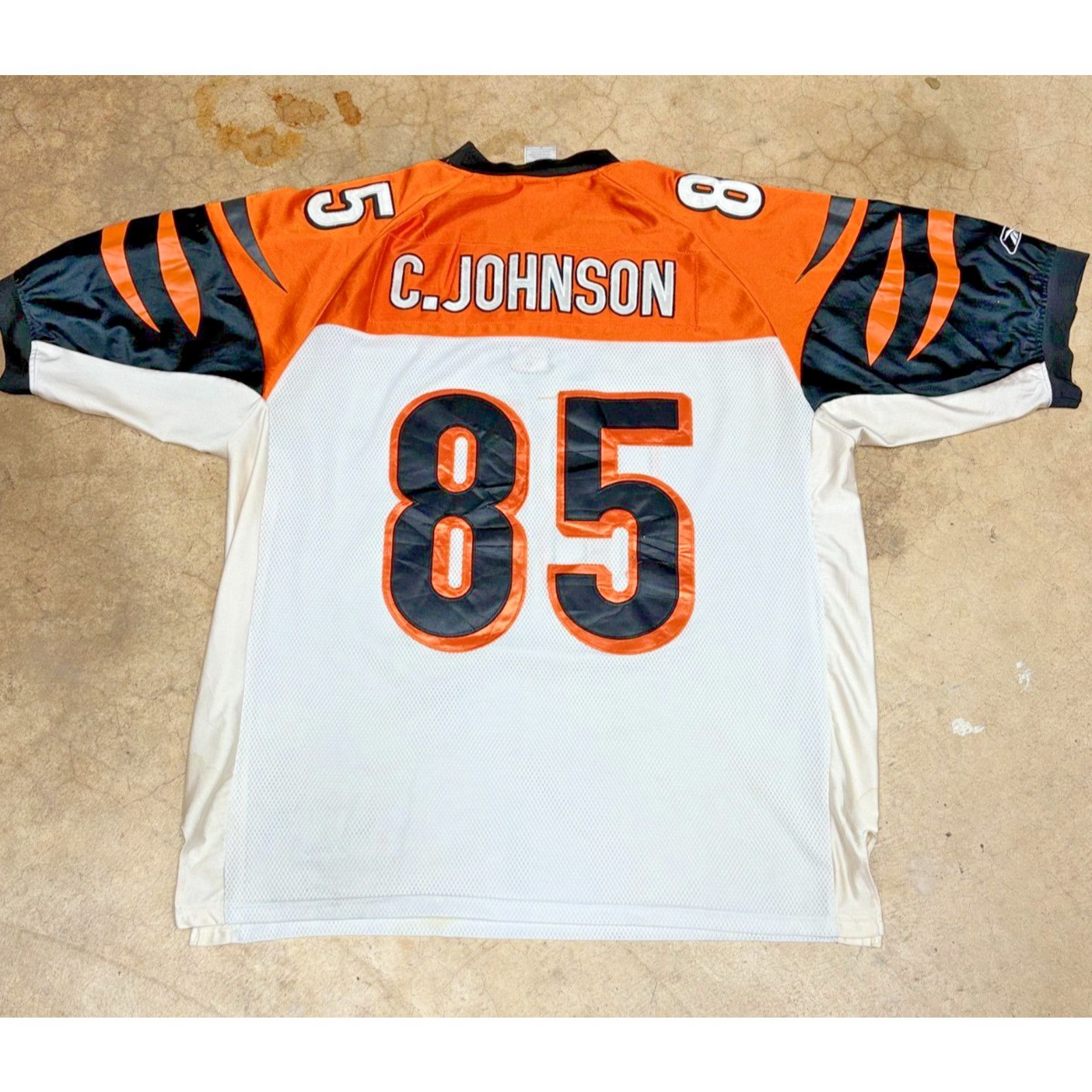 Reebok Reebok Johnson 85 Cincinnati Bengals Jersey NFL Size 54 XXL Size US XL / EU 56 / 4 - 1 Thumbnail