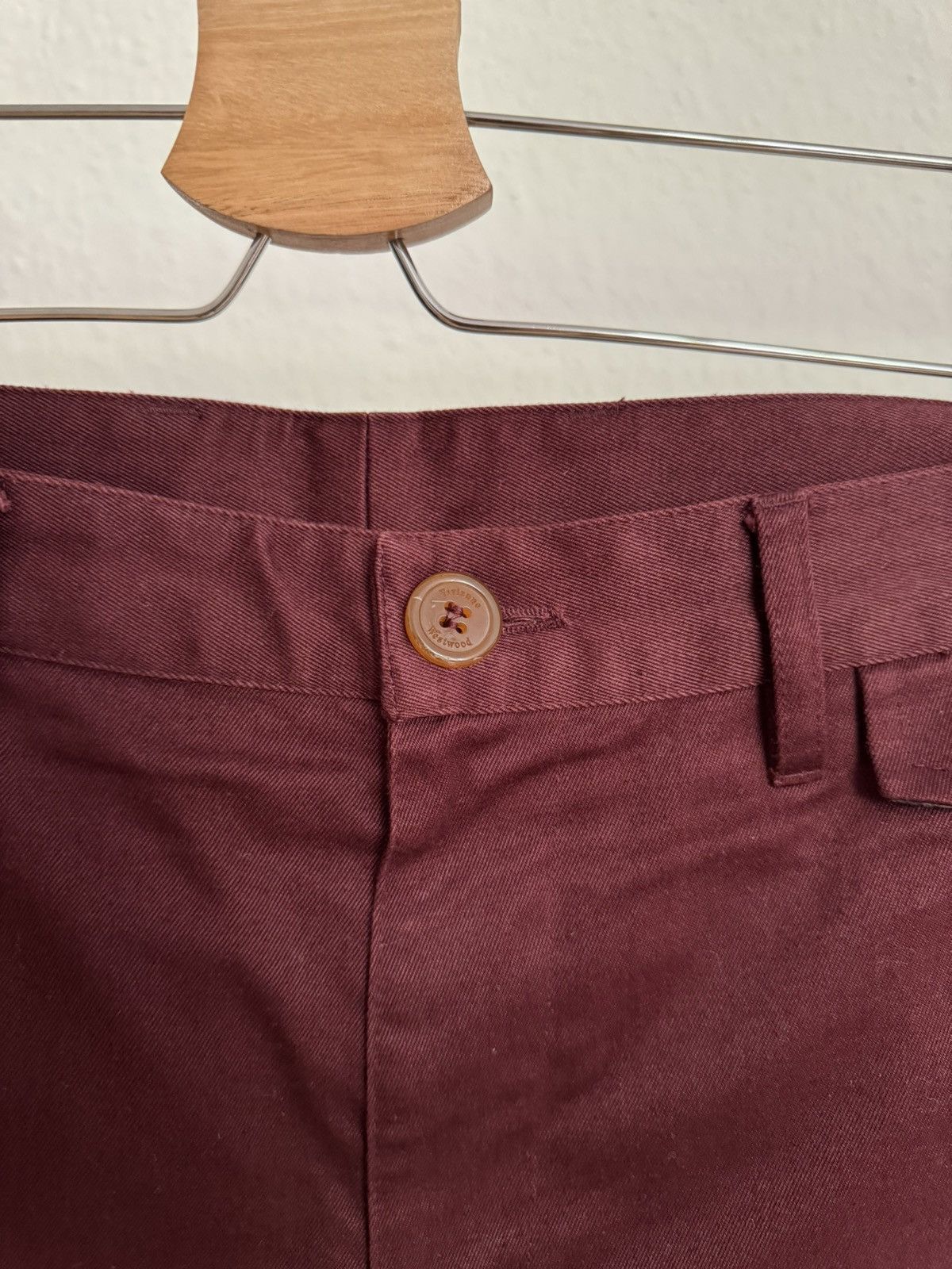 Vivienne Westwood Vivienne Westwood Pants in Burgundy Size US 34 / EU 50 - 4 Thumbnail