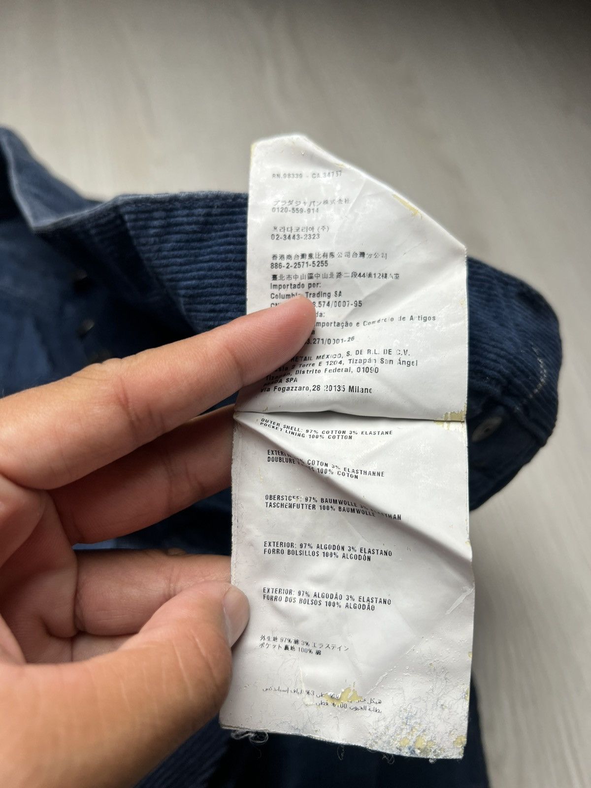 Prada 2012 Prada Tapered Fit Corduroy Pants Button Fly Size US 32 / EU 48 - 8 Thumbnail