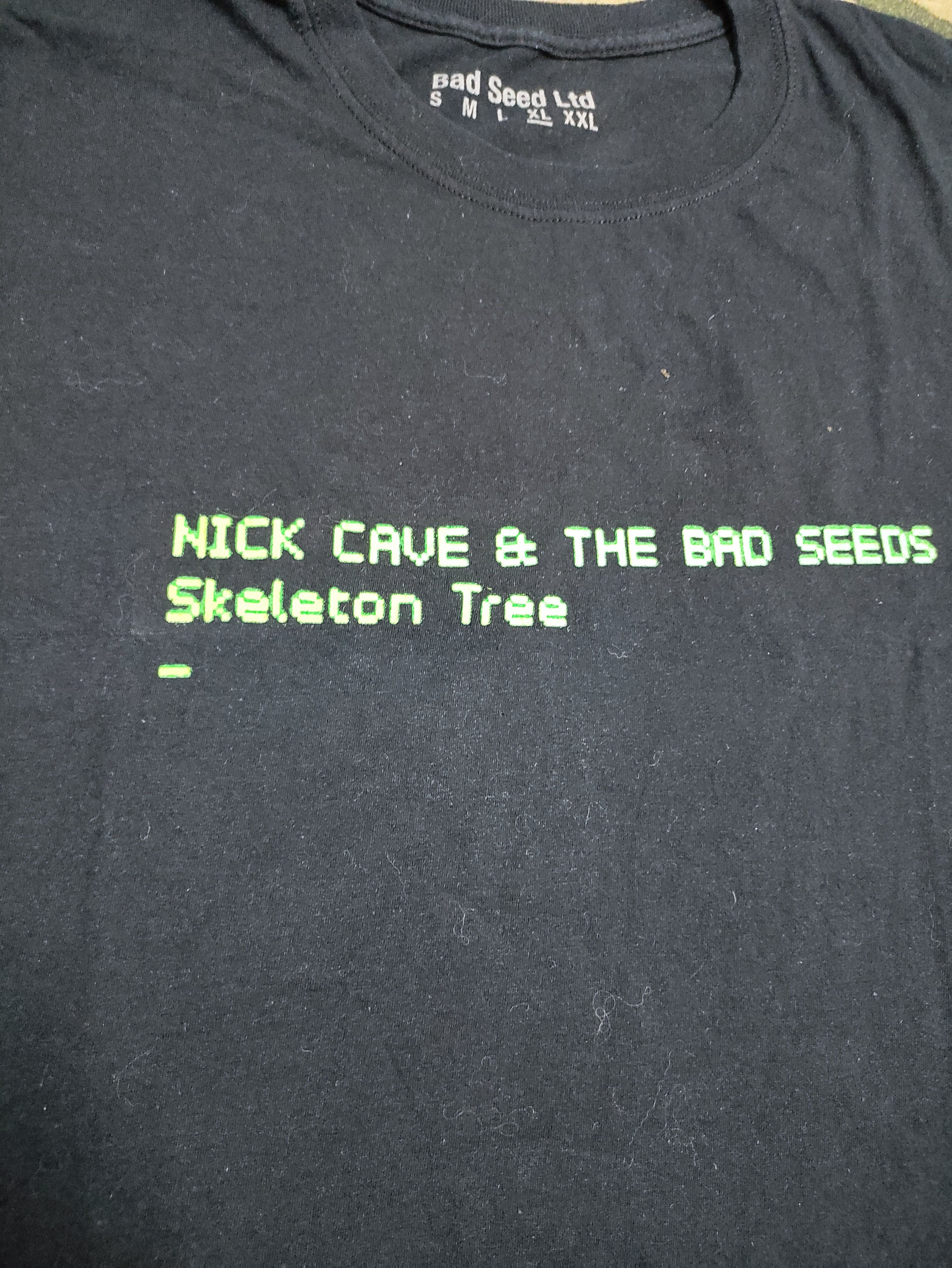 Band Tees NICK CAVE & BAD SEED SKELETON TREE STUDIO ALBUM PROMO TEE Size US XL / EU 56 / 4 - 3 Thumbnail