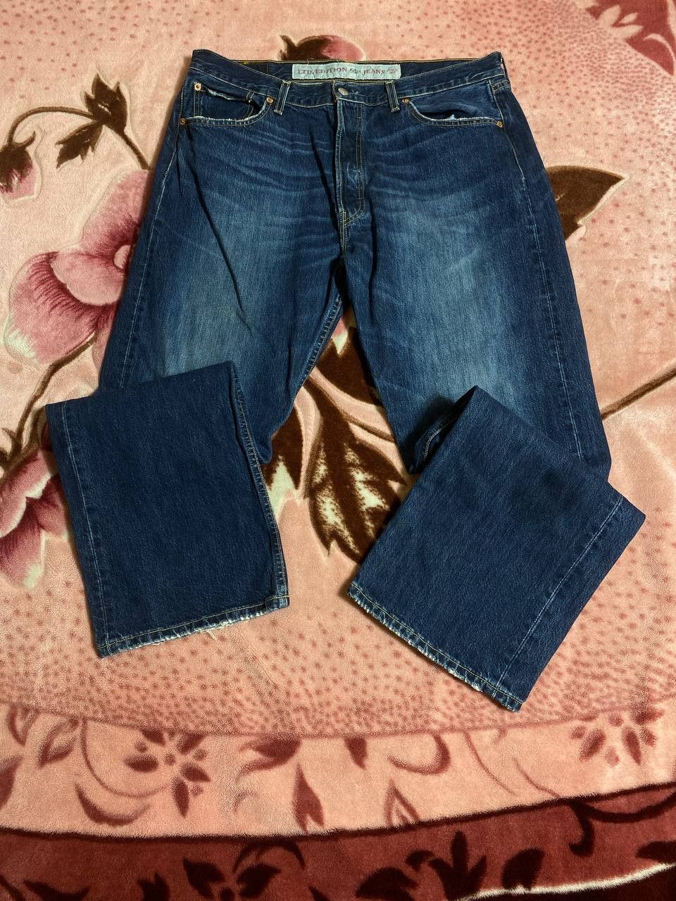 Levi's × Vintage Crazy vintage 90’s Levi’s 501 white essential jeans skater Size US 38 / EU 54 - 15 Thumbnail