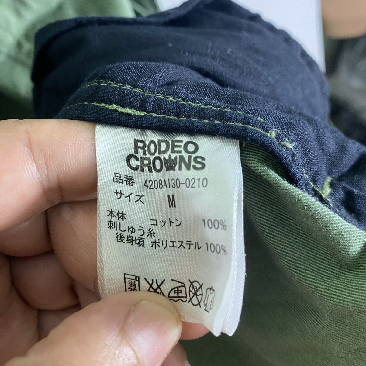 Japanese Brand Rodeo Crown Native Chimayo Button Shirt M Size Green Colour Size US M / EU 48-50 / 2 - 12 Thumbnail