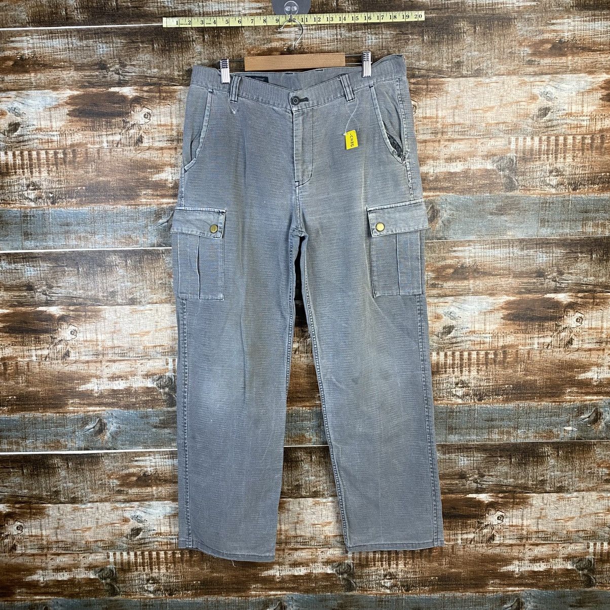 Oshkosh DL Osh Kosh Gray Cargo Multipocket Pants #C1135 Size US 33 - 1 Thumbnail