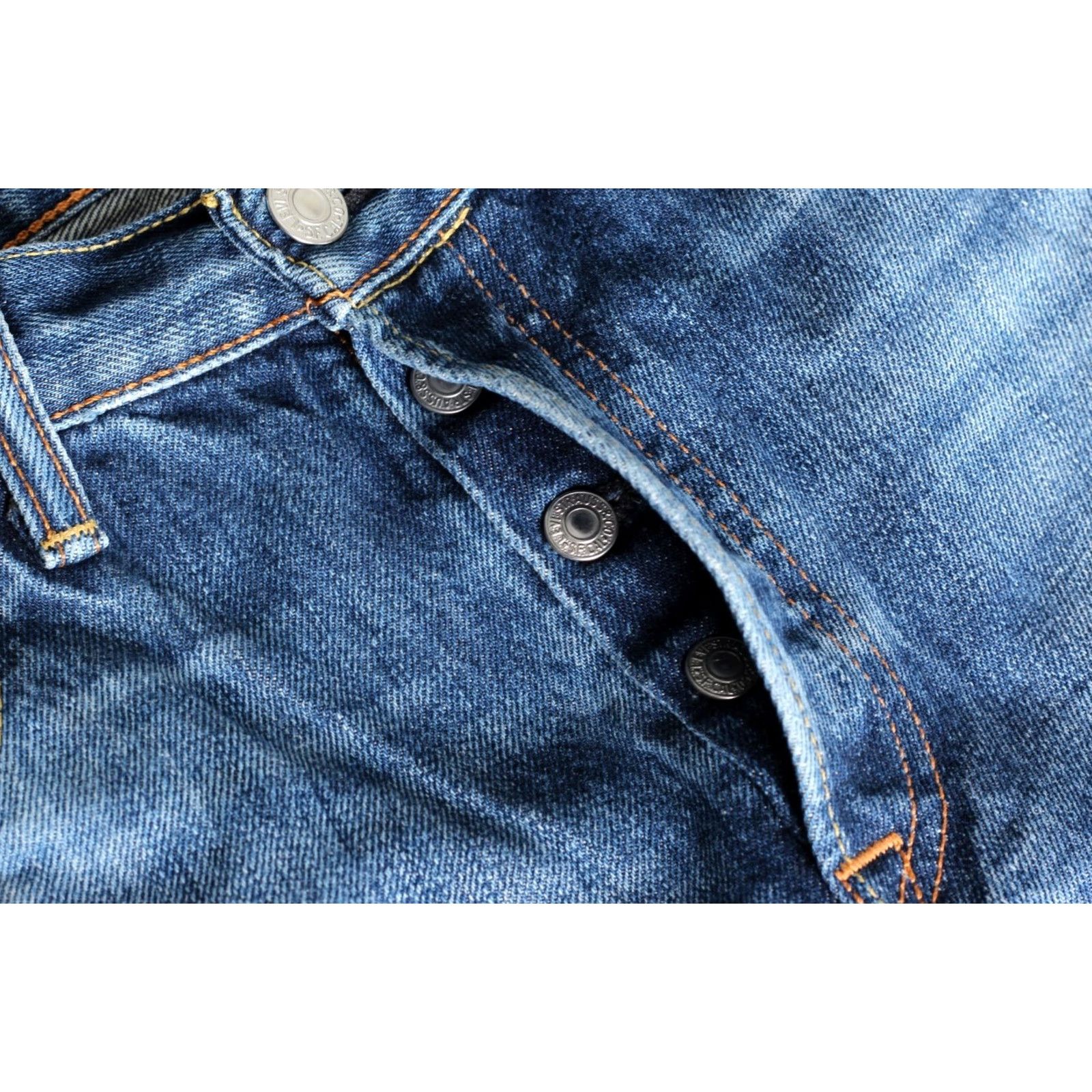 Levi's VINTAGE Levi’s 501 Jeans Men 30/34 Regular Straight Blue Denim 5-Pocket DZ7299 Mens Size US 30 / EU 46 - 4 Thumbnail