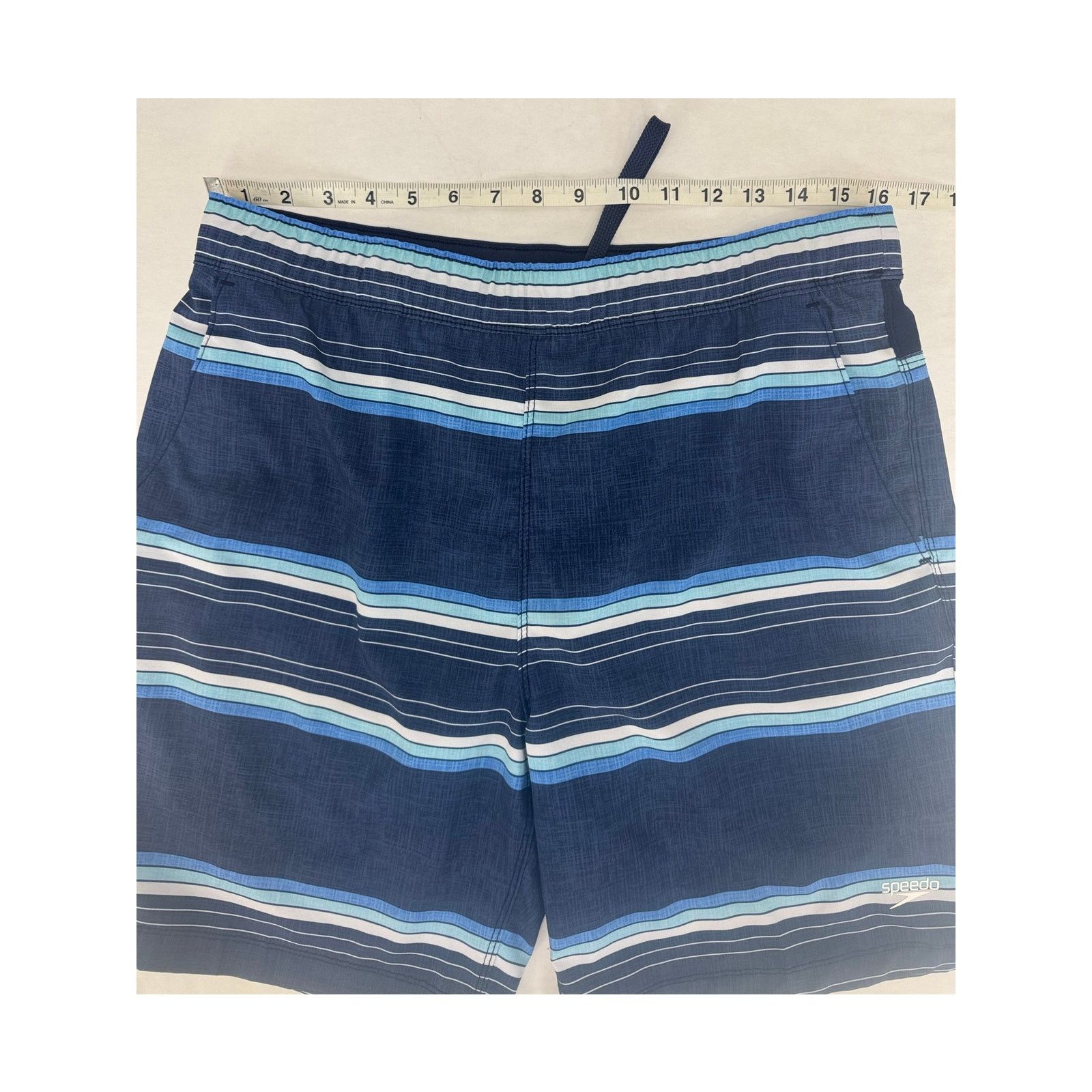 Speedo Speedo Men's Swim Trunks Shorts Lined Blue Swimsuit - Medium Size US 32 / EU 48 - 3 Thumbnail