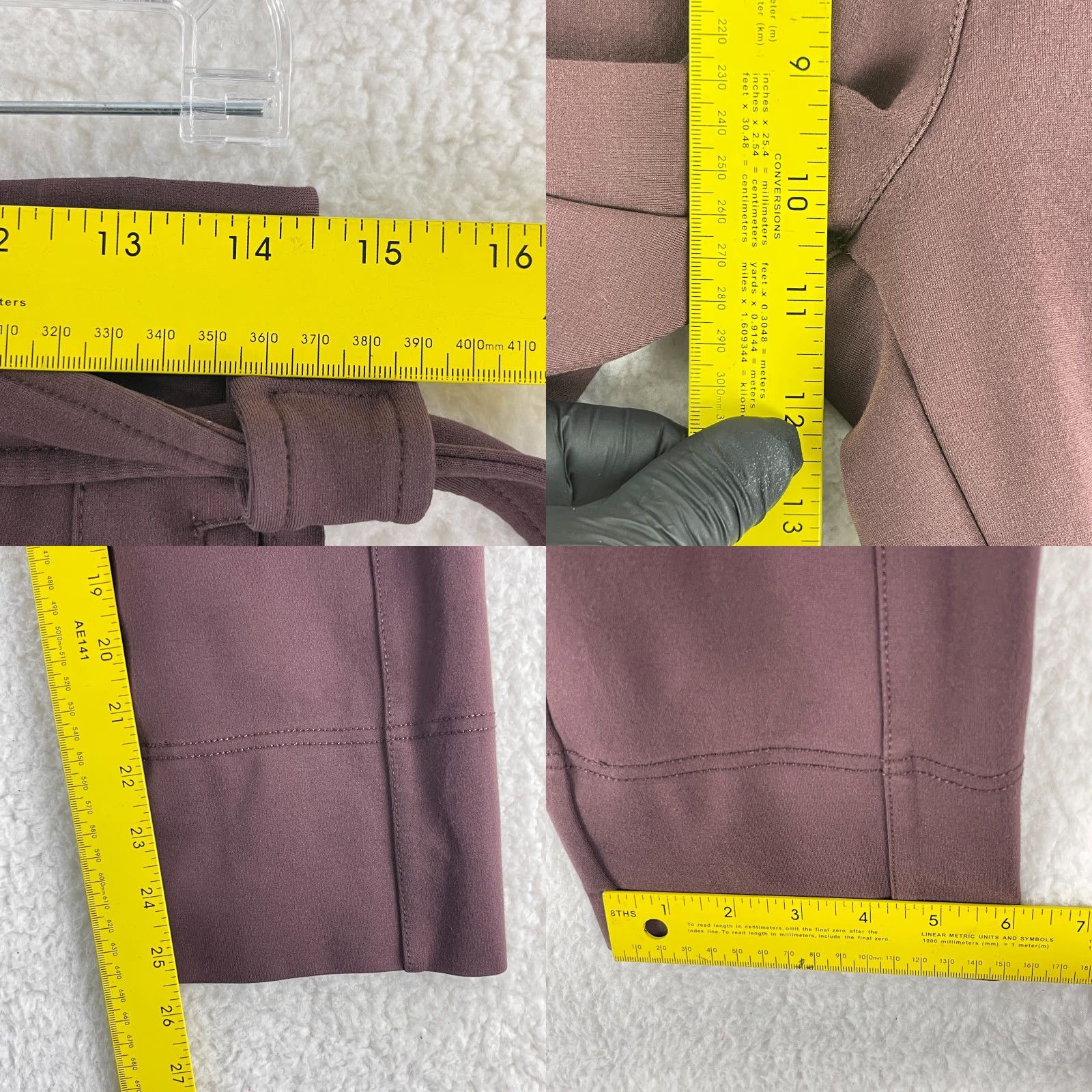 Vintage Betabrand Brown Straight Ankle Leg Dress Pant Womens Belted Mid-Rise PS Pant Brown Straight Ankle Leg Dress Pants Belted Mid-Rise Women PS Size 28" / US 6 / IT 42 - 8 Thumbnail