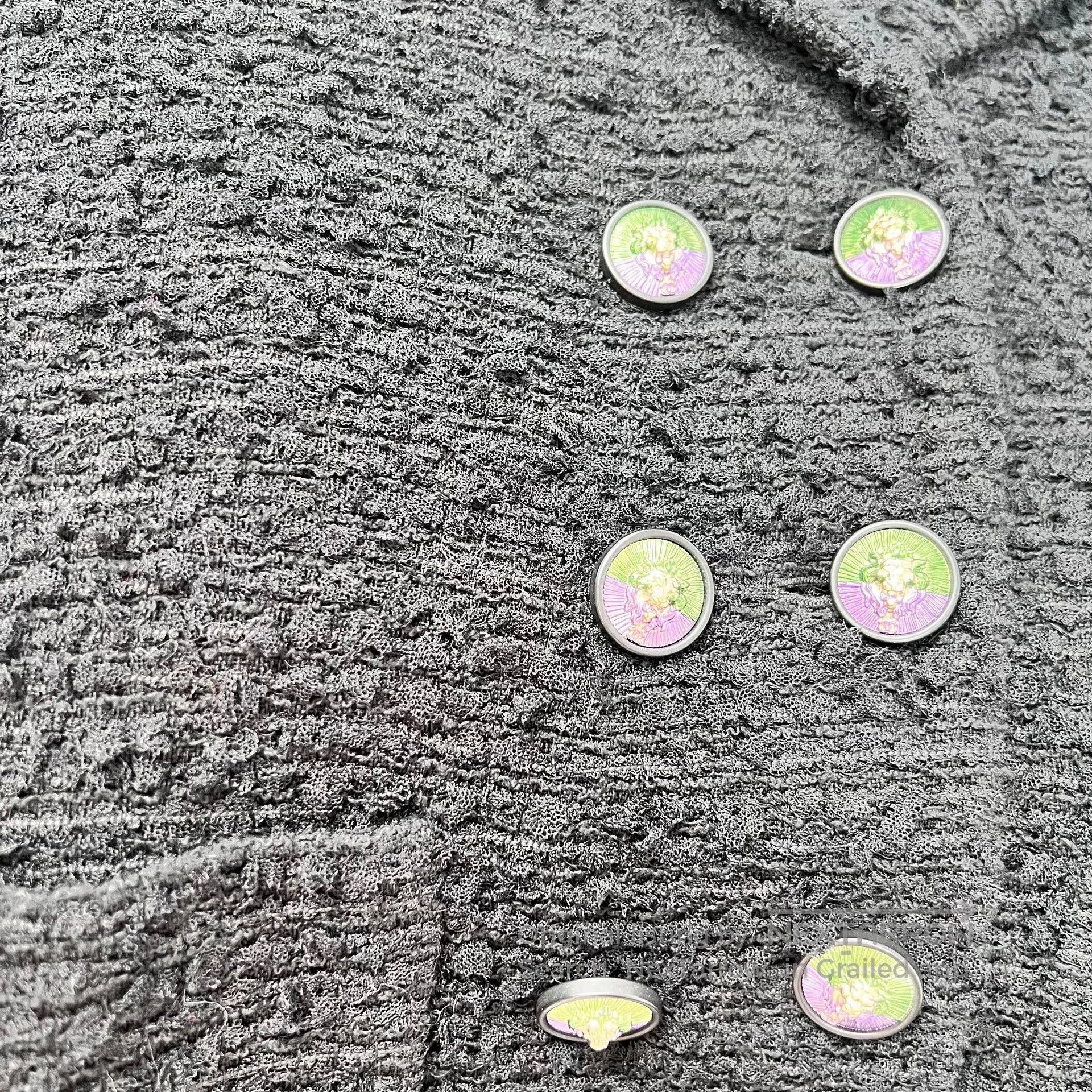 Chanel Chanel Black Wool Lion Head Button Coat 36. Size XS / US 0-2 / IT 36-38 - 7 Thumbnail