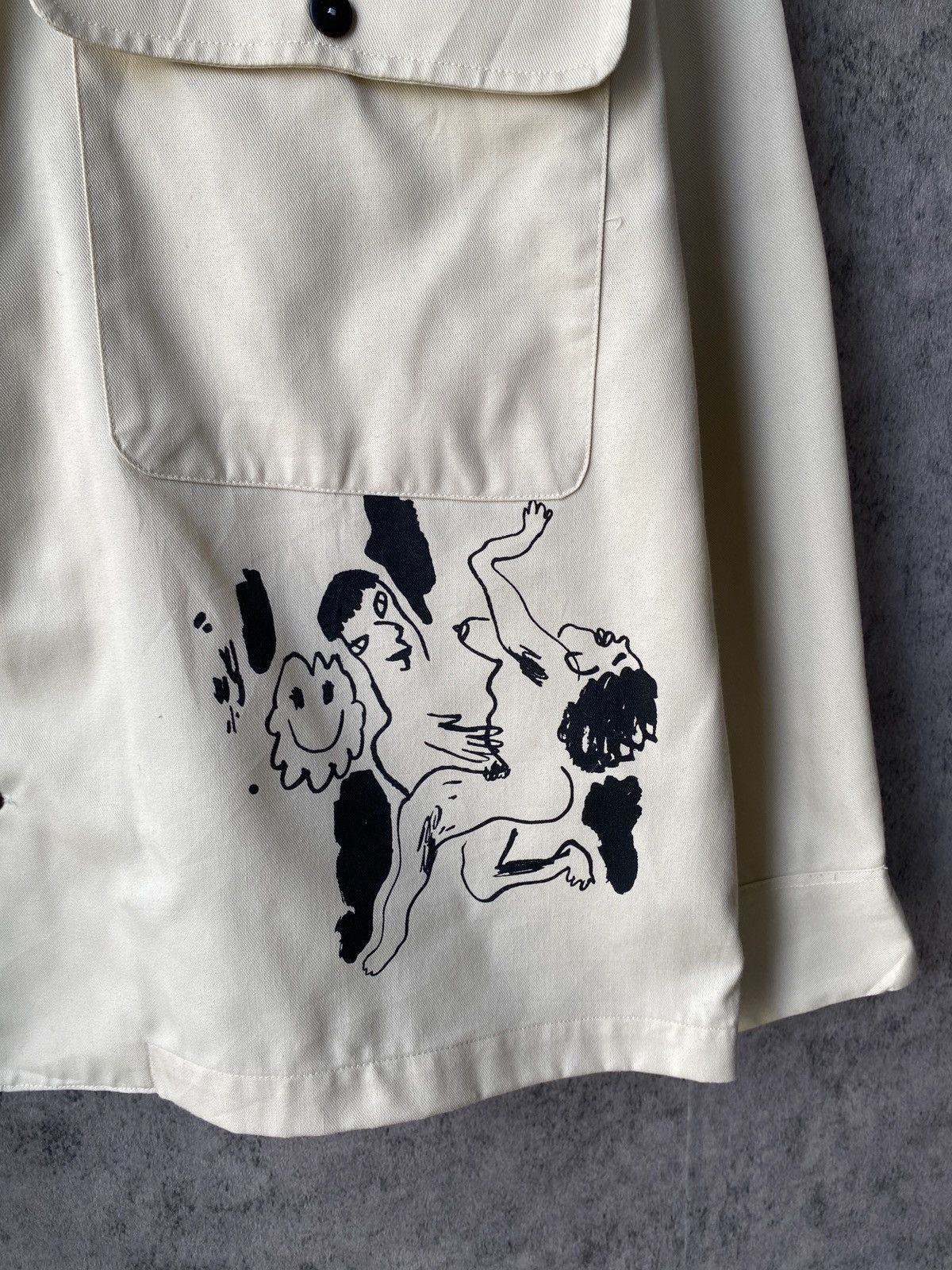 Carne Bollente AW19 Carne Bollente Button Up Long Sleeve Art Design Shirt Size US M / EU 48-50 / 2 - 5 Thumbnail